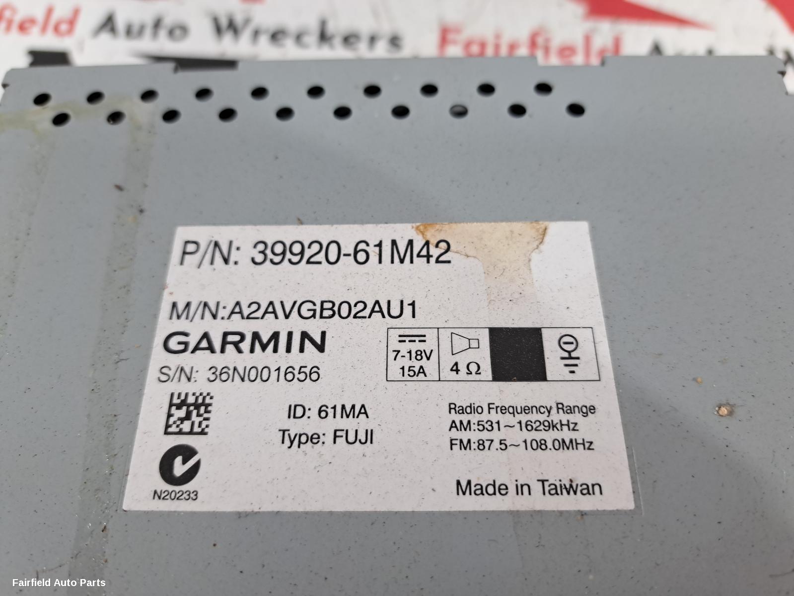 2012-2018 Suzuki Vitara Radio Cd Dvd Sat Tv