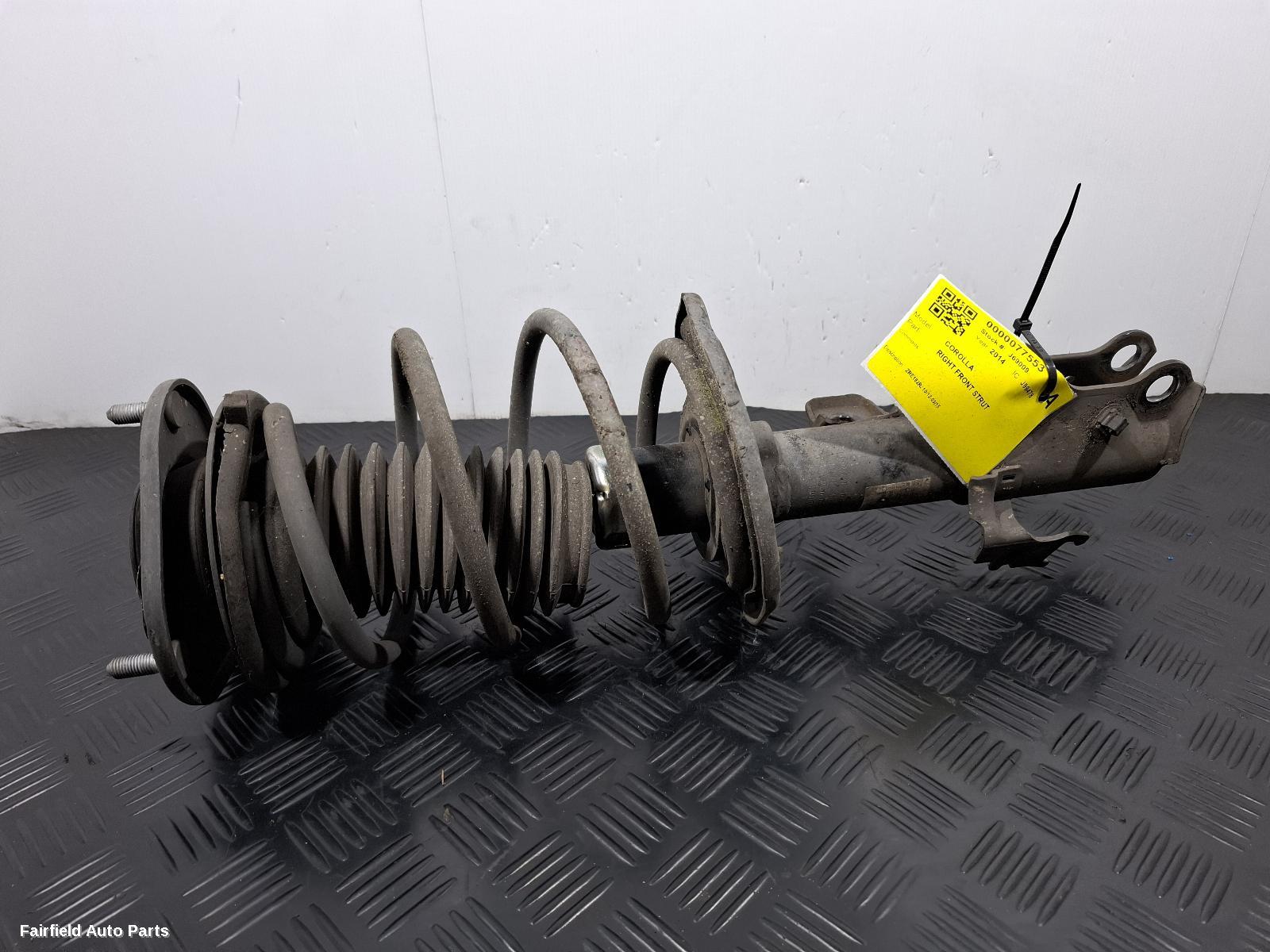 2012-2015 Toyota Corolla Right Front Strut