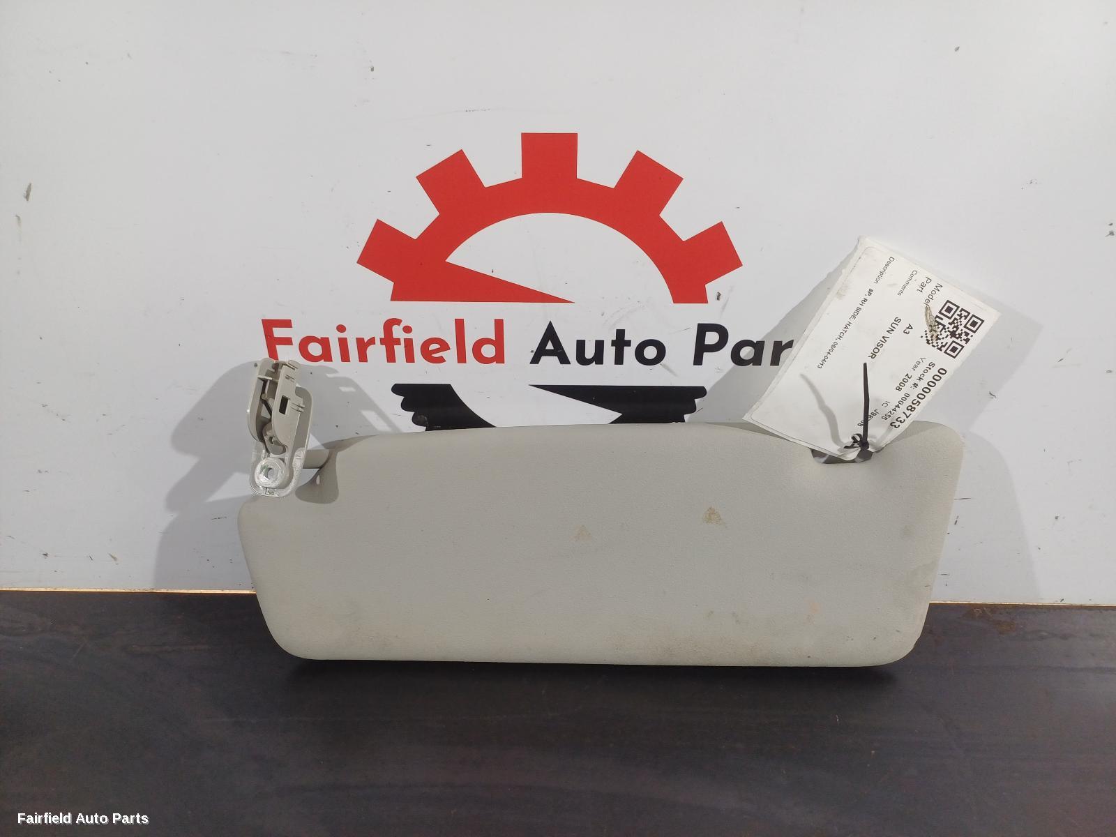 2004-2013 Audi A3 Sunvisor
