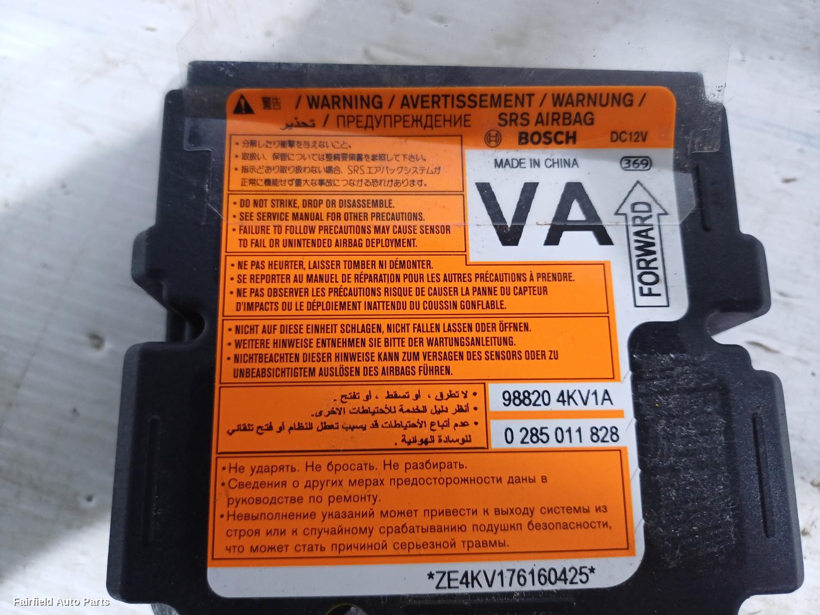 2015-2025 Nissan Navara Airbag Module Sensor