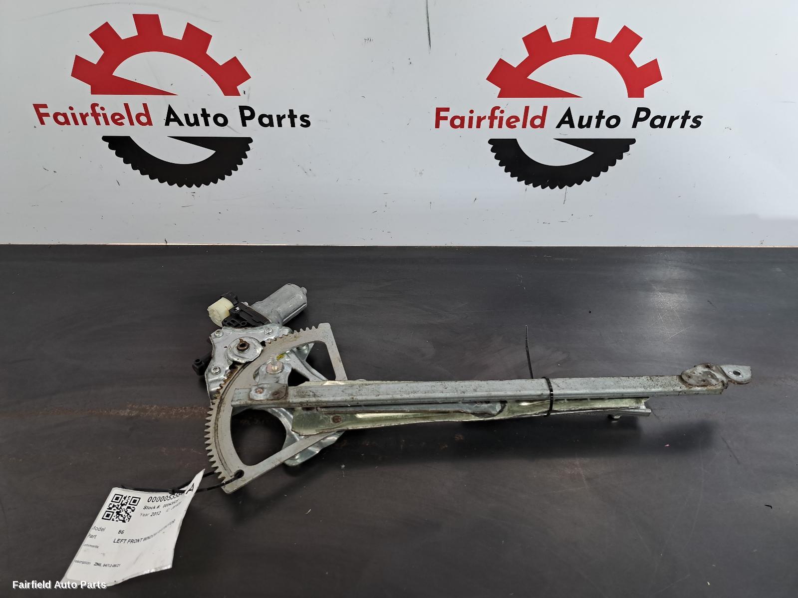 2012-2021 Toyota 86 Left Front Window Reg Motor
