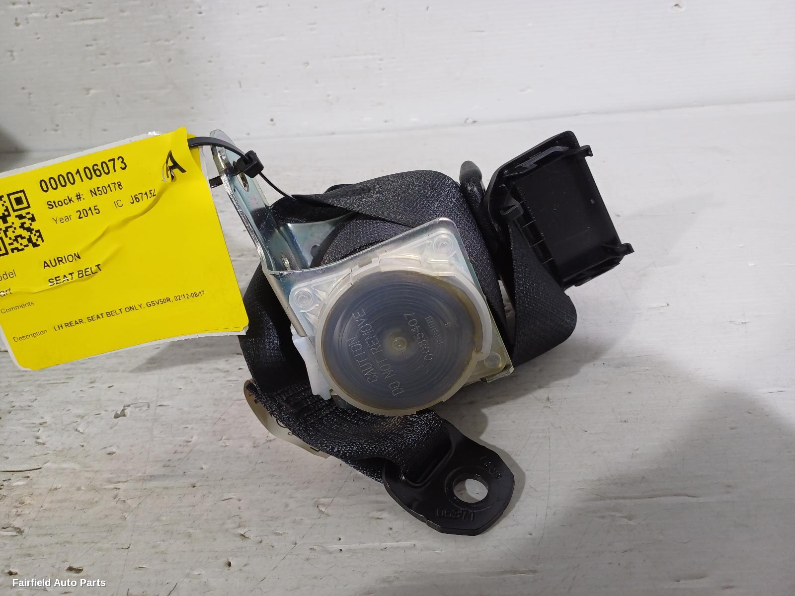 2012-2017 Toyota Aurion Seatbelt Stalk
