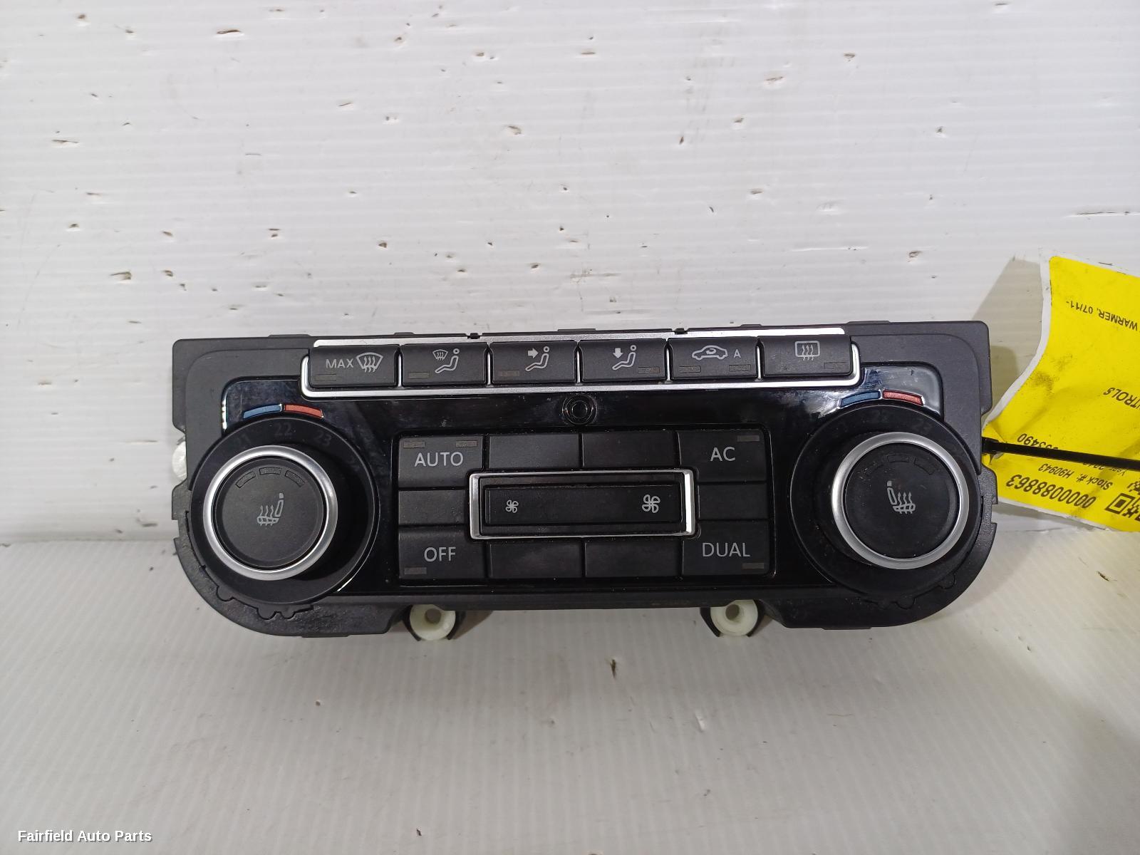 2011-2016 Volkswagen Tiguan Heater Ac Controls