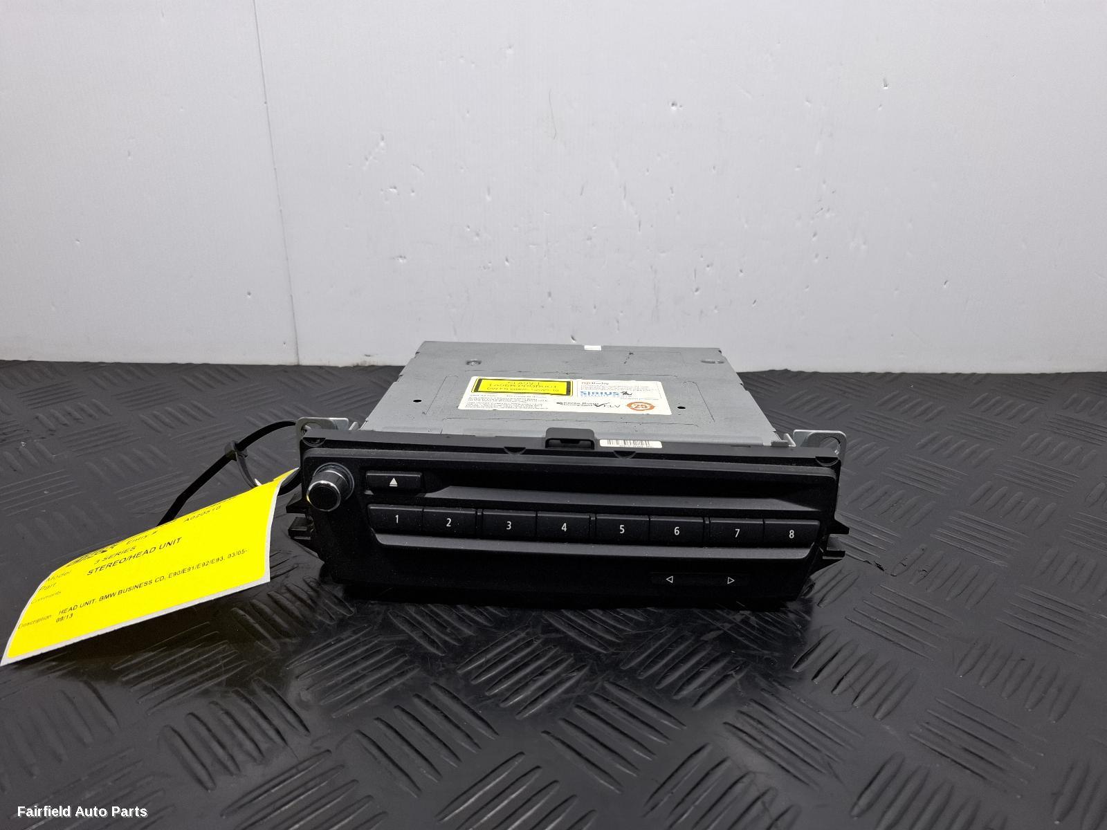2005-2013 Bmw 3 Series Radio Cd Dvd Sat Tv