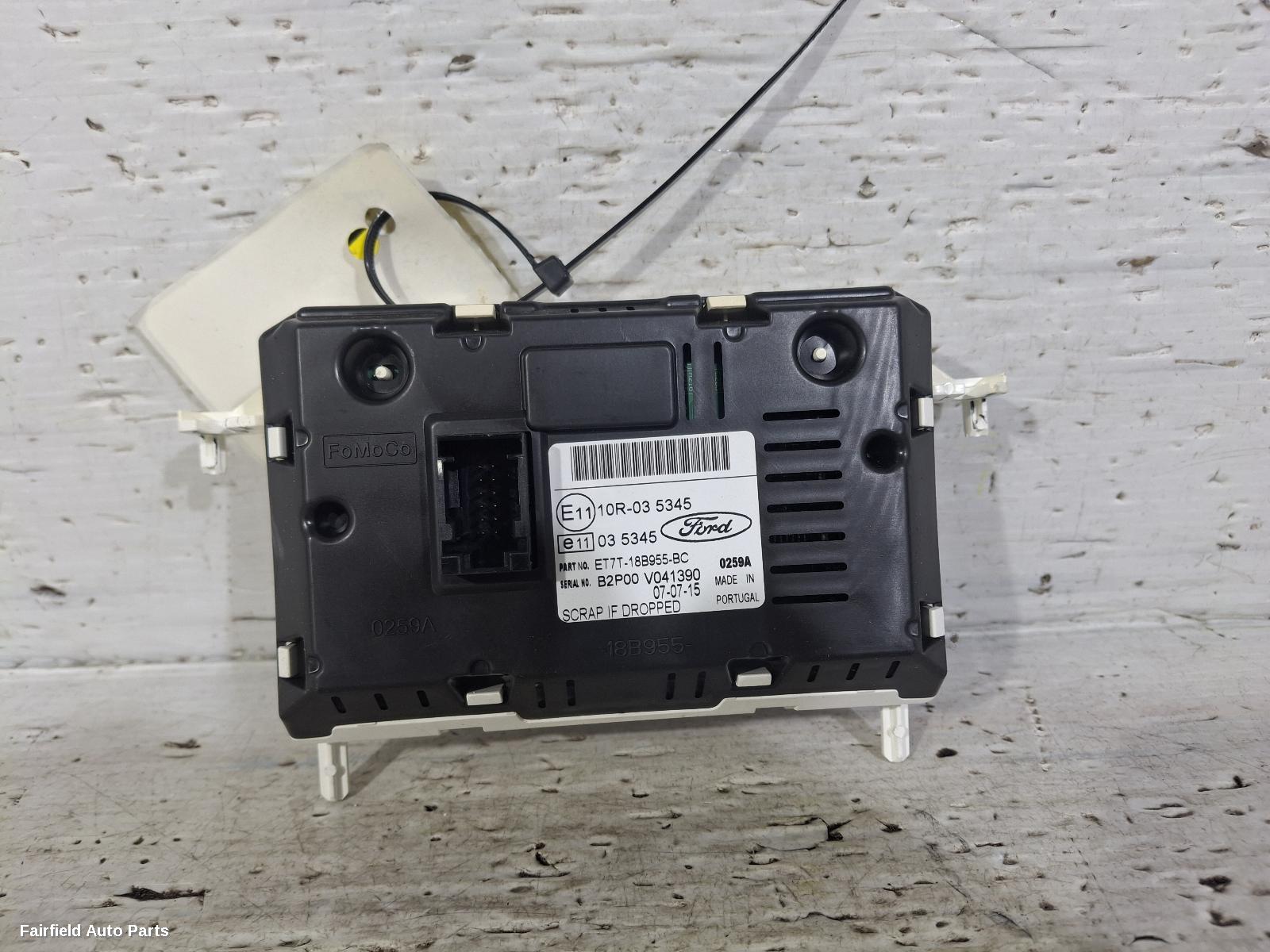 2013-2019 Ford Fiesta Radio Cd Dvd Sat Tv