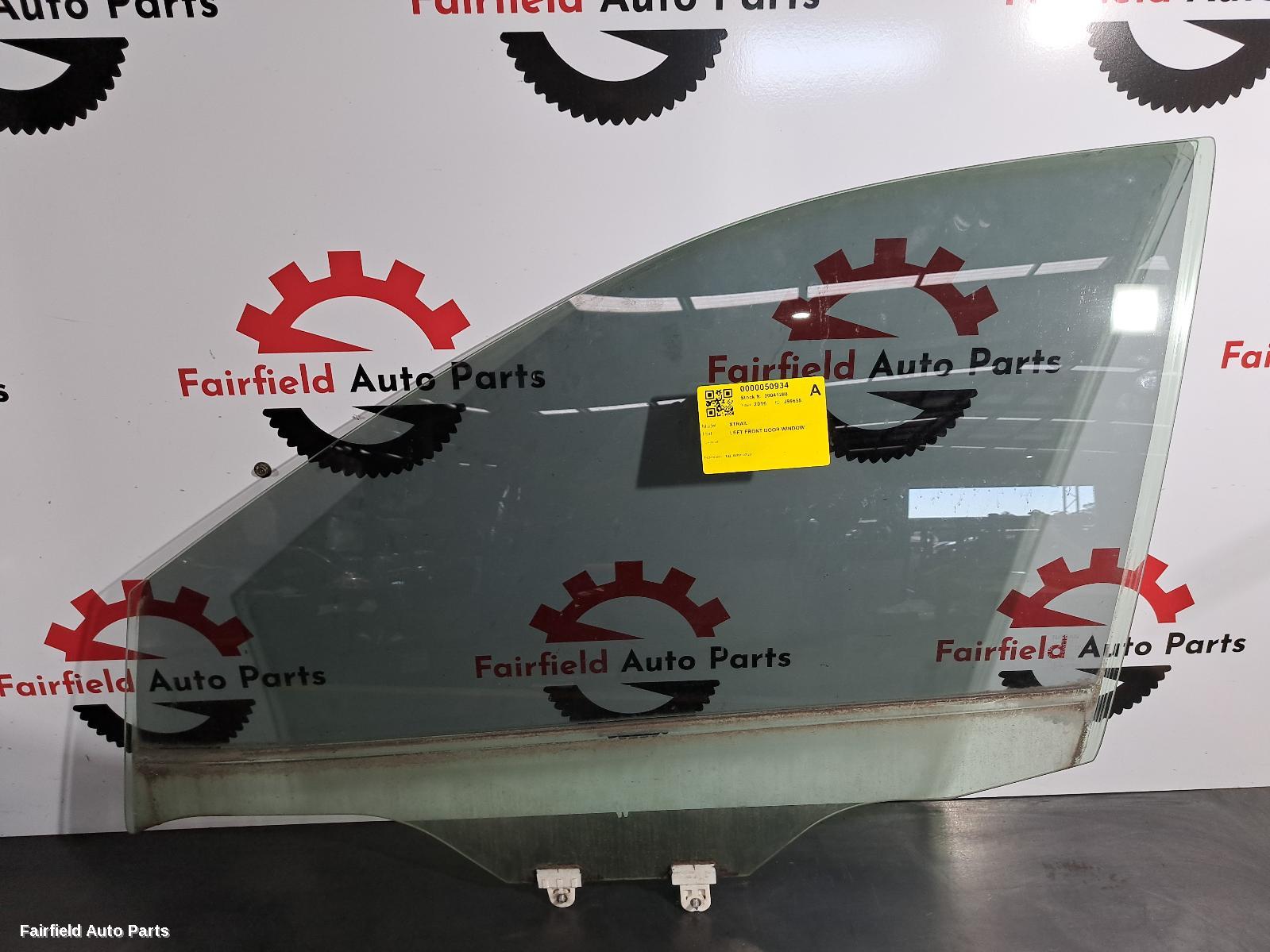 2014-2022 Nissan Xtrail Left Front Door Window