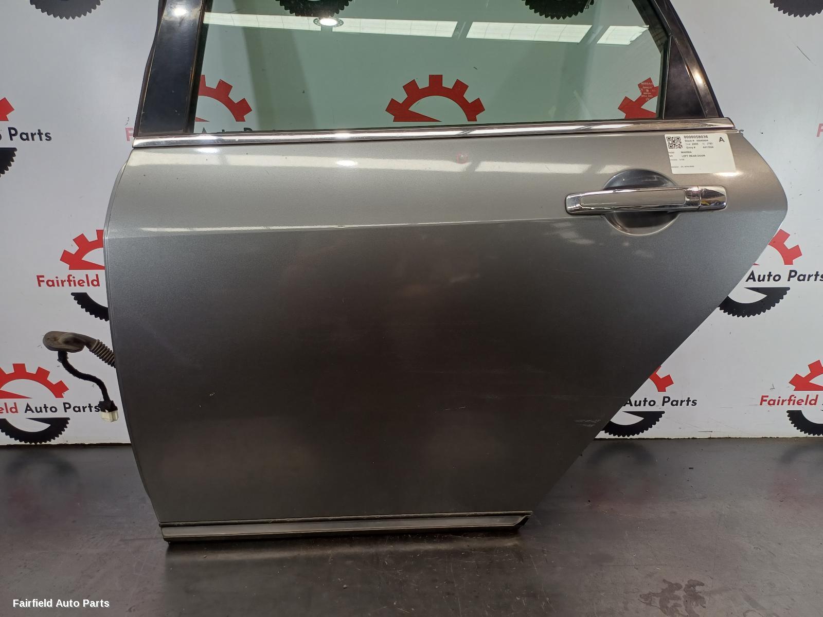2002-2009 Nissan Maxima Left Rear Door Sliding