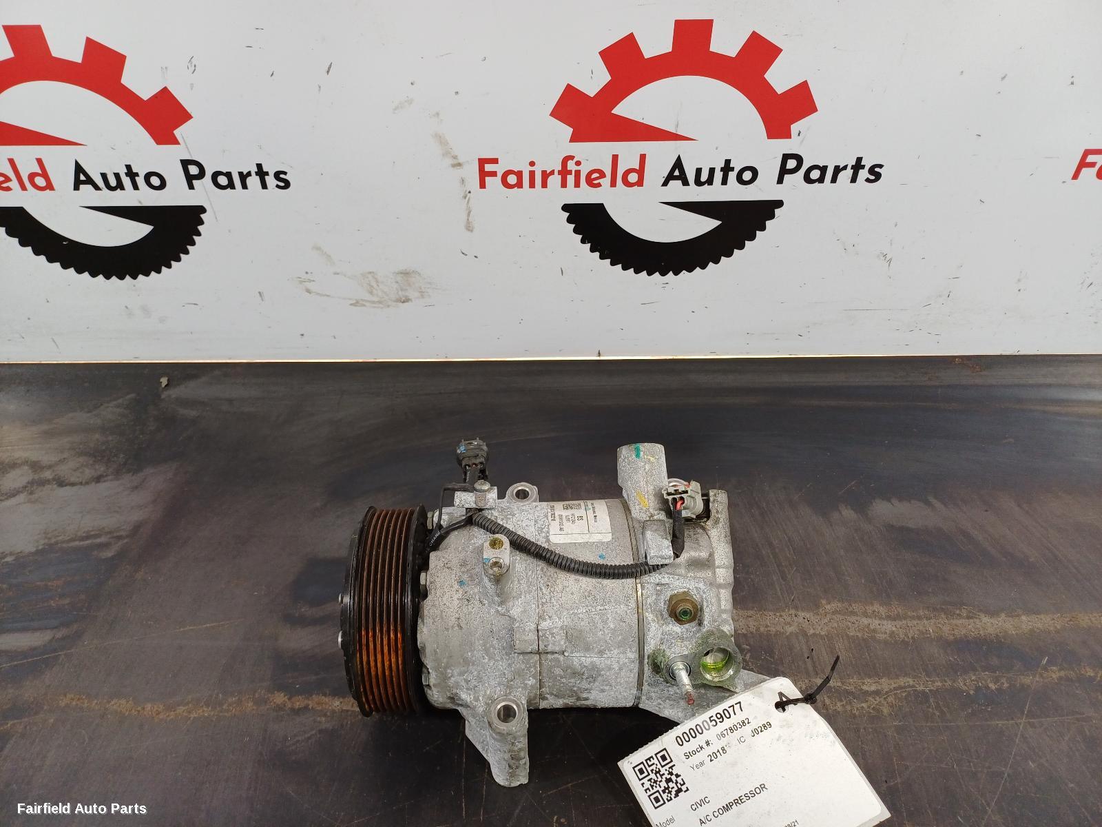 2016-2021 Honda Civic A C Compressor