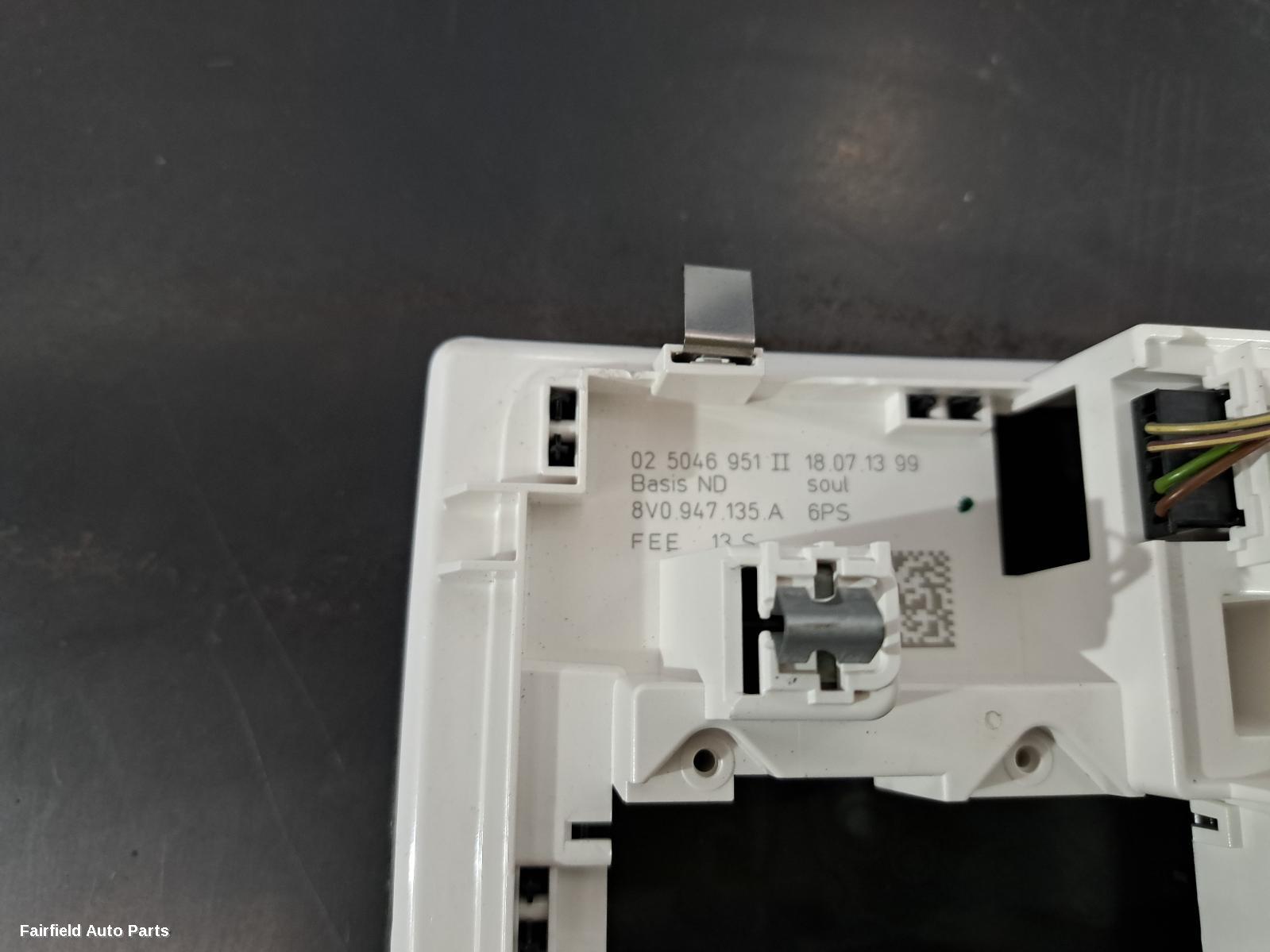 2013-2016 Audi A3 Courtesy Light