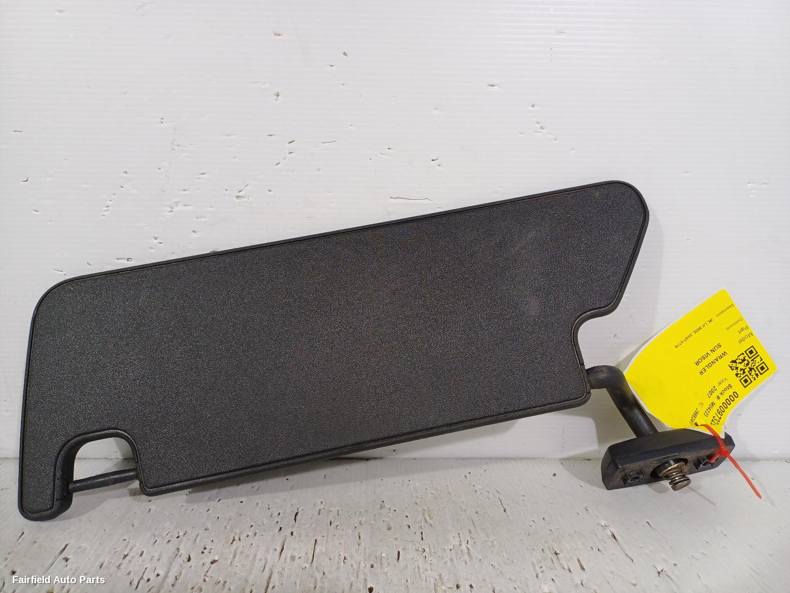 2007-2018 Jeep Wrangler Sunvisor