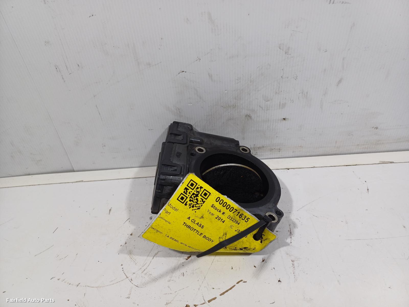 2012-2018 Mercedes A Class Throttle Body