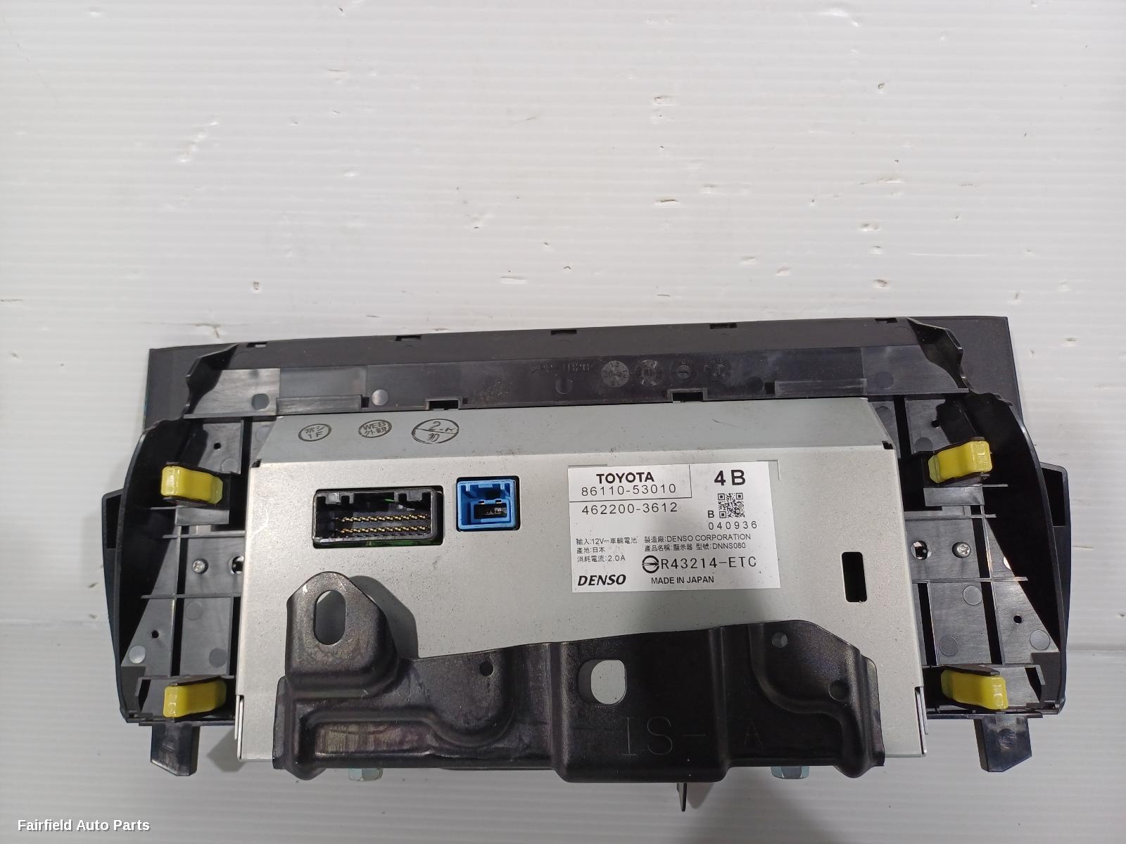 2013-2016 Lexus Is Series Radio Cd Dvd Sat Tv