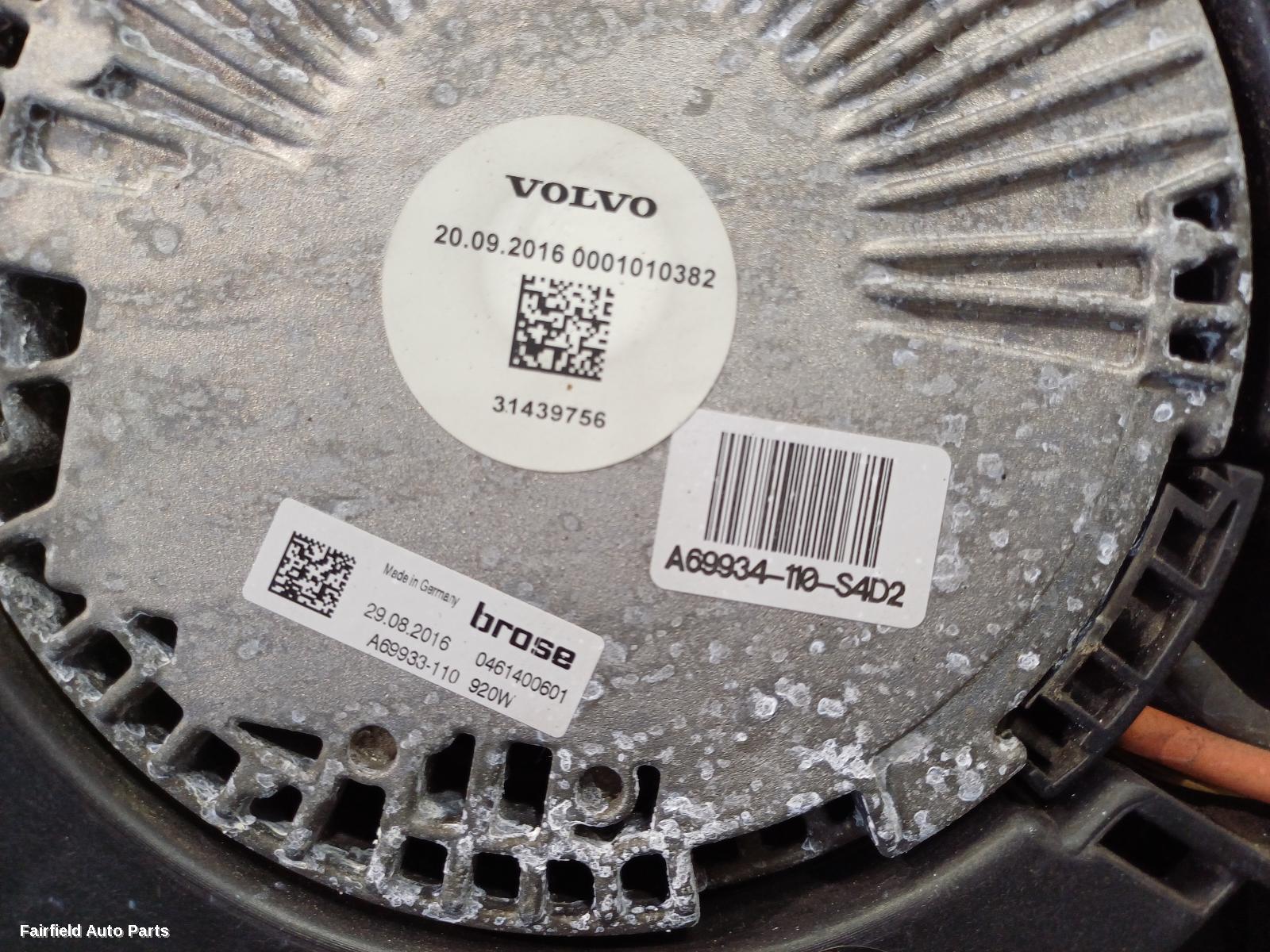 2015-2021 Volvo Xc90 Fan