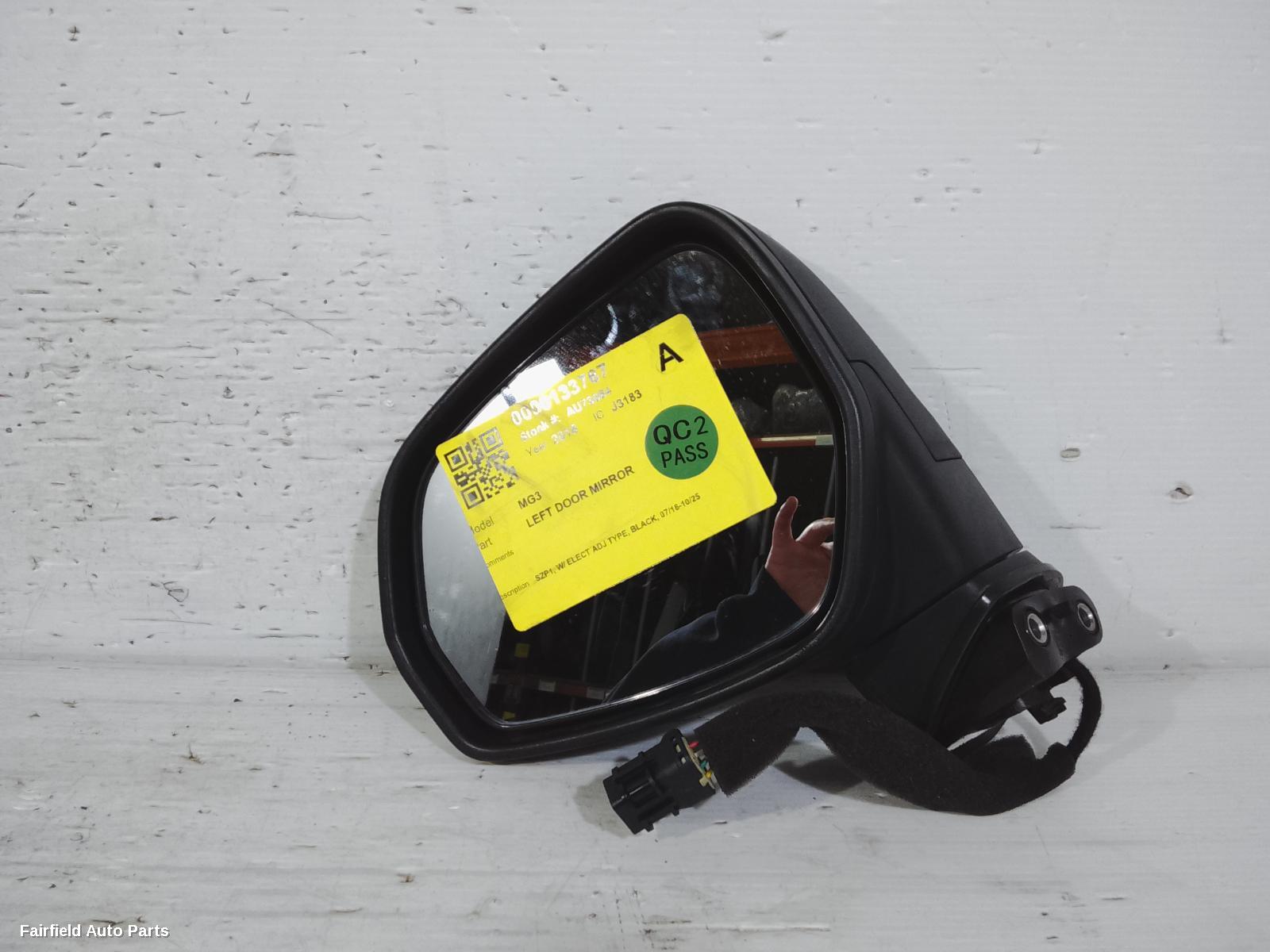 2016-2025 Mg Mg3 Left Door Mirror