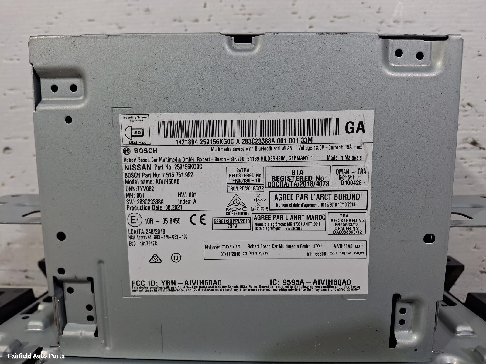 2018-2025 Nissan Navara Radio Cd Dvd Sat Tv