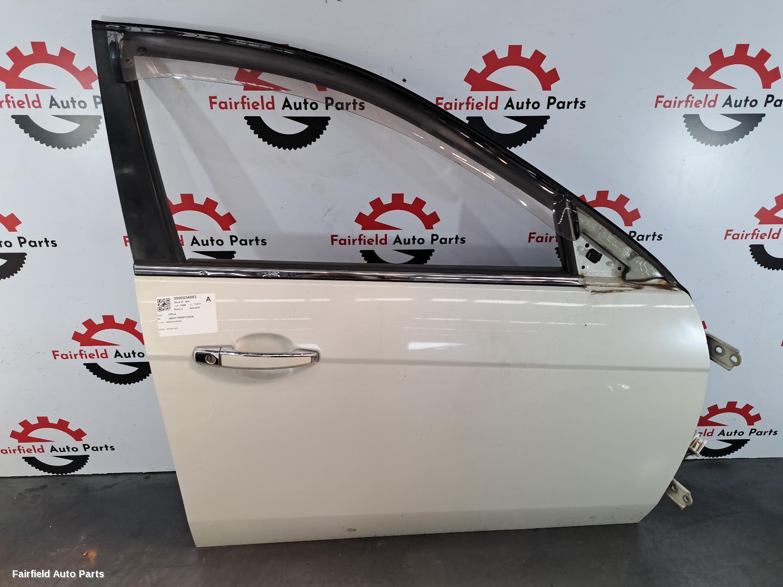 2007-2011 Holden Epica Right Front Door