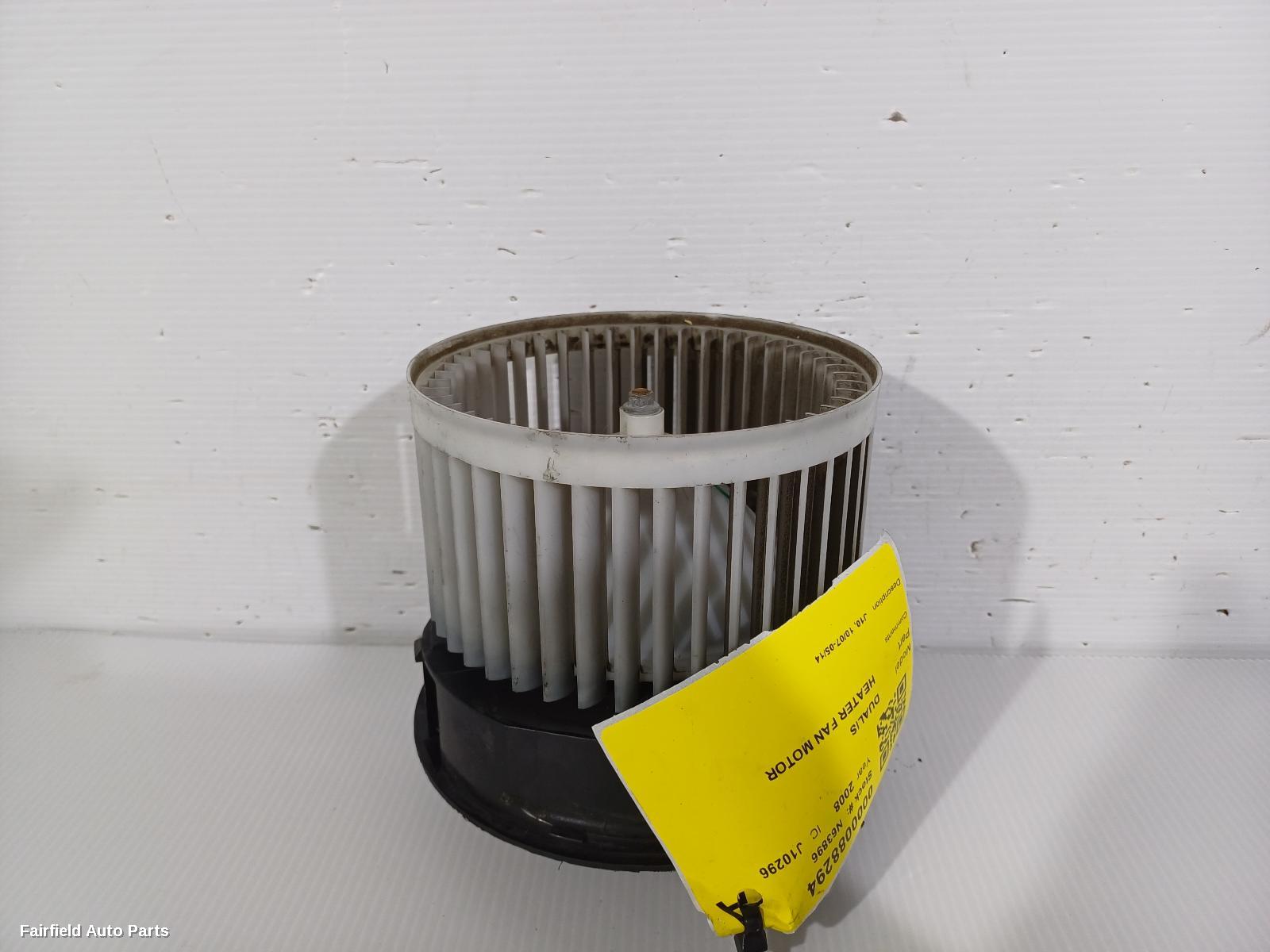 2007-2014 Nissan Dualis Heater Fan Motor