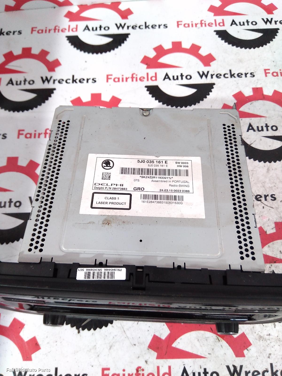 2014-2017 Skoda Rapid Radio Cd Dvd Sat Tv