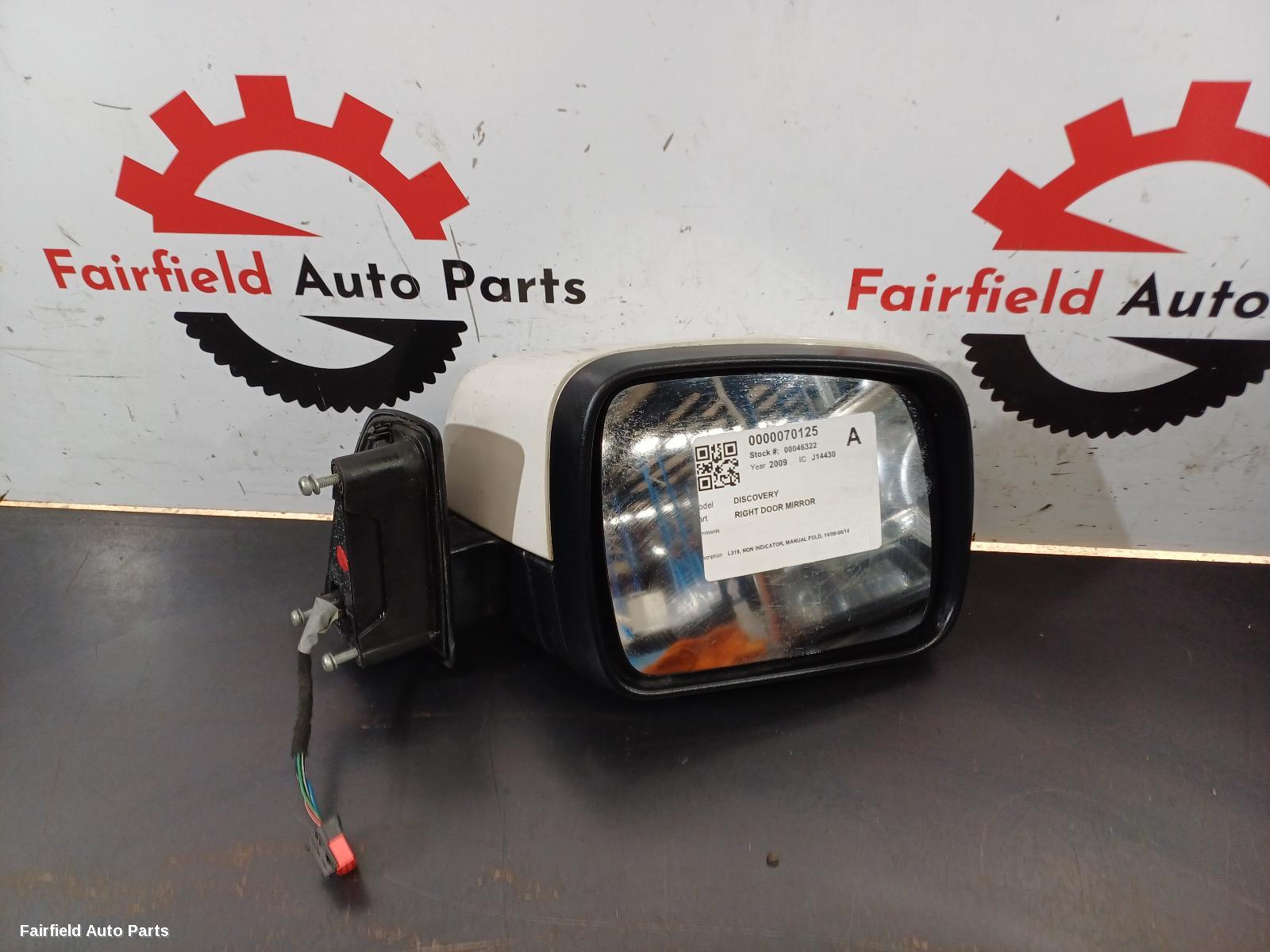 2009-2014 Land Rover Discovery Right Door Mirror