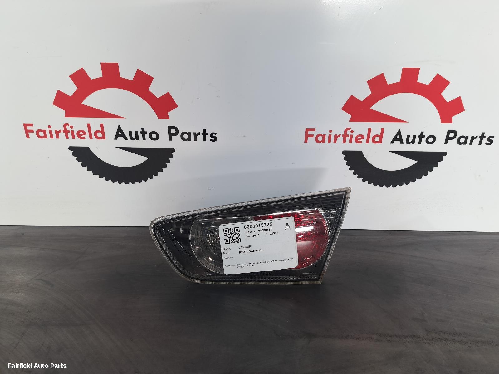 2007-2017 Mitsubishi Lancer Rear Garnish