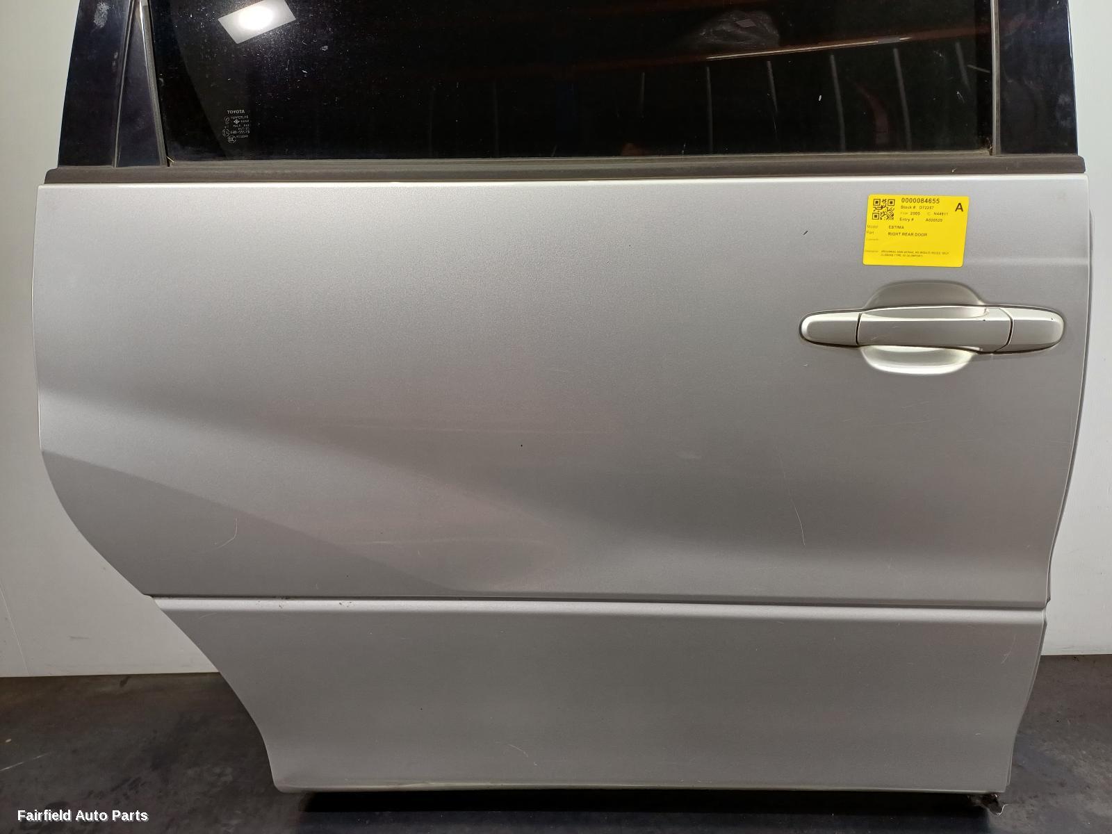 2000-2006 Toyota Estima Right Rear Door Sliding