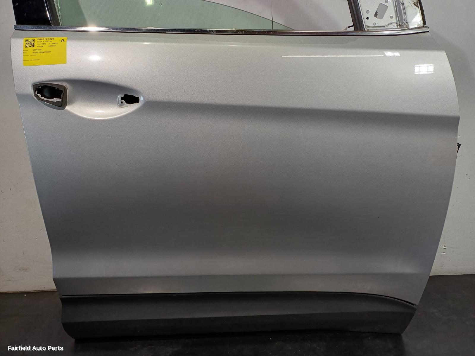 2012-2018 Hyundai Santa Fe Right Front Door