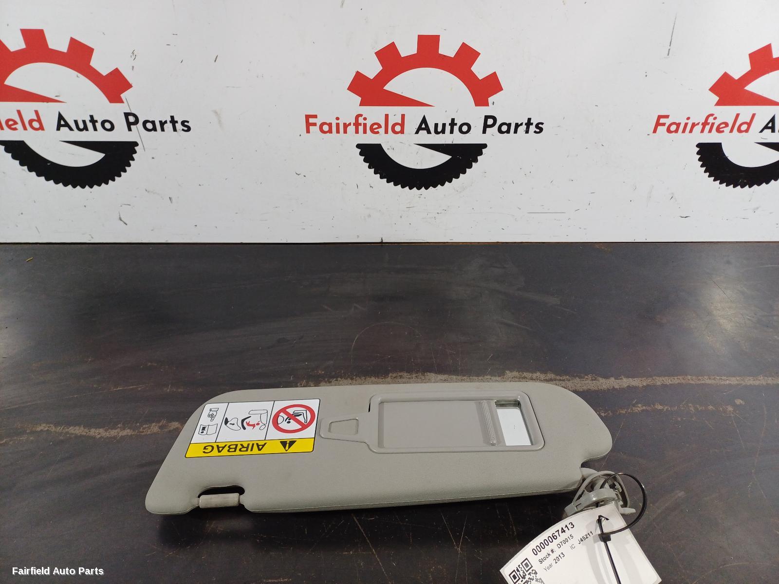 2011-2015 Kia Optima Sunvisor