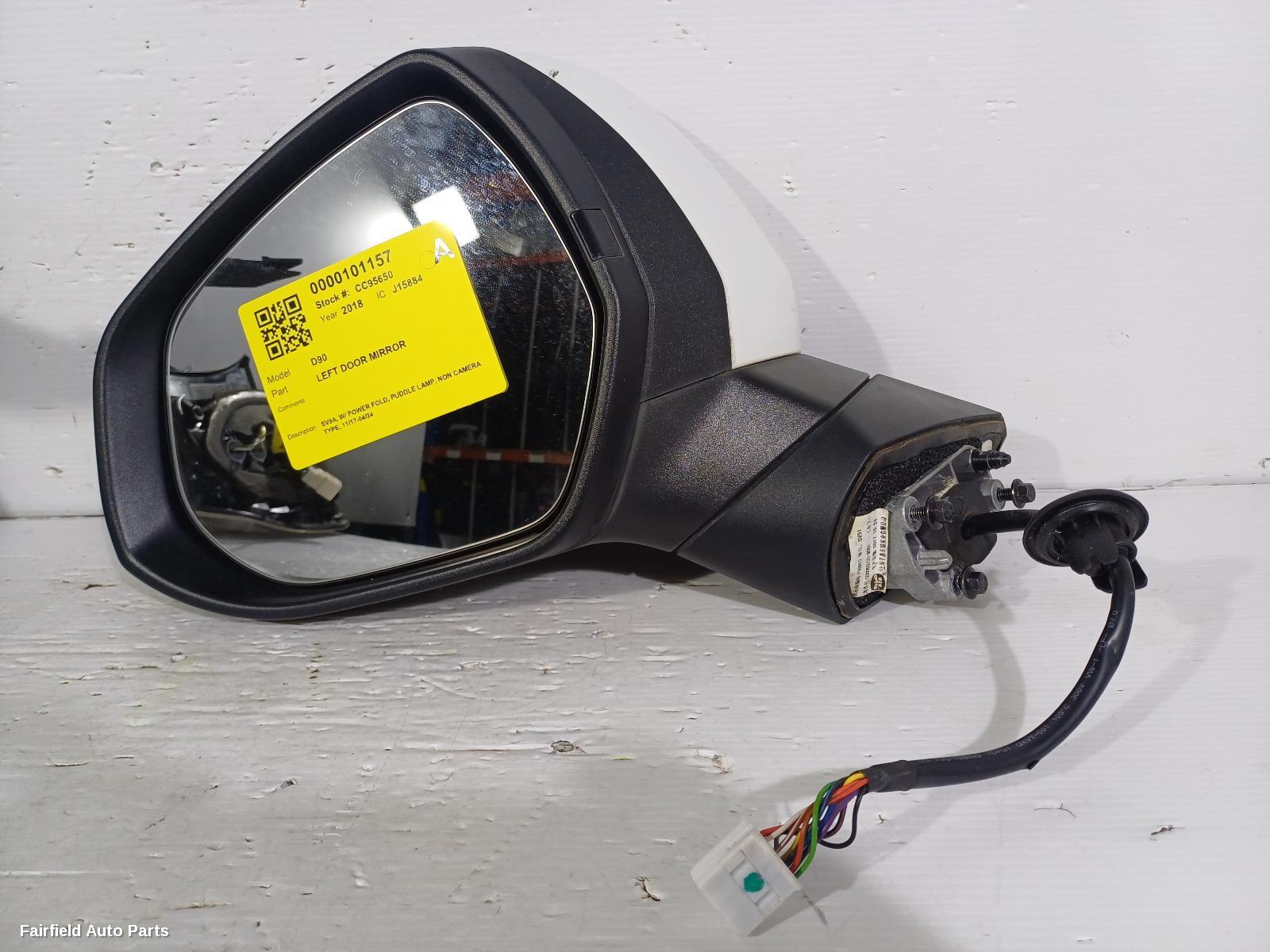 2017-2024 Ldv D90 Left Door Mirror