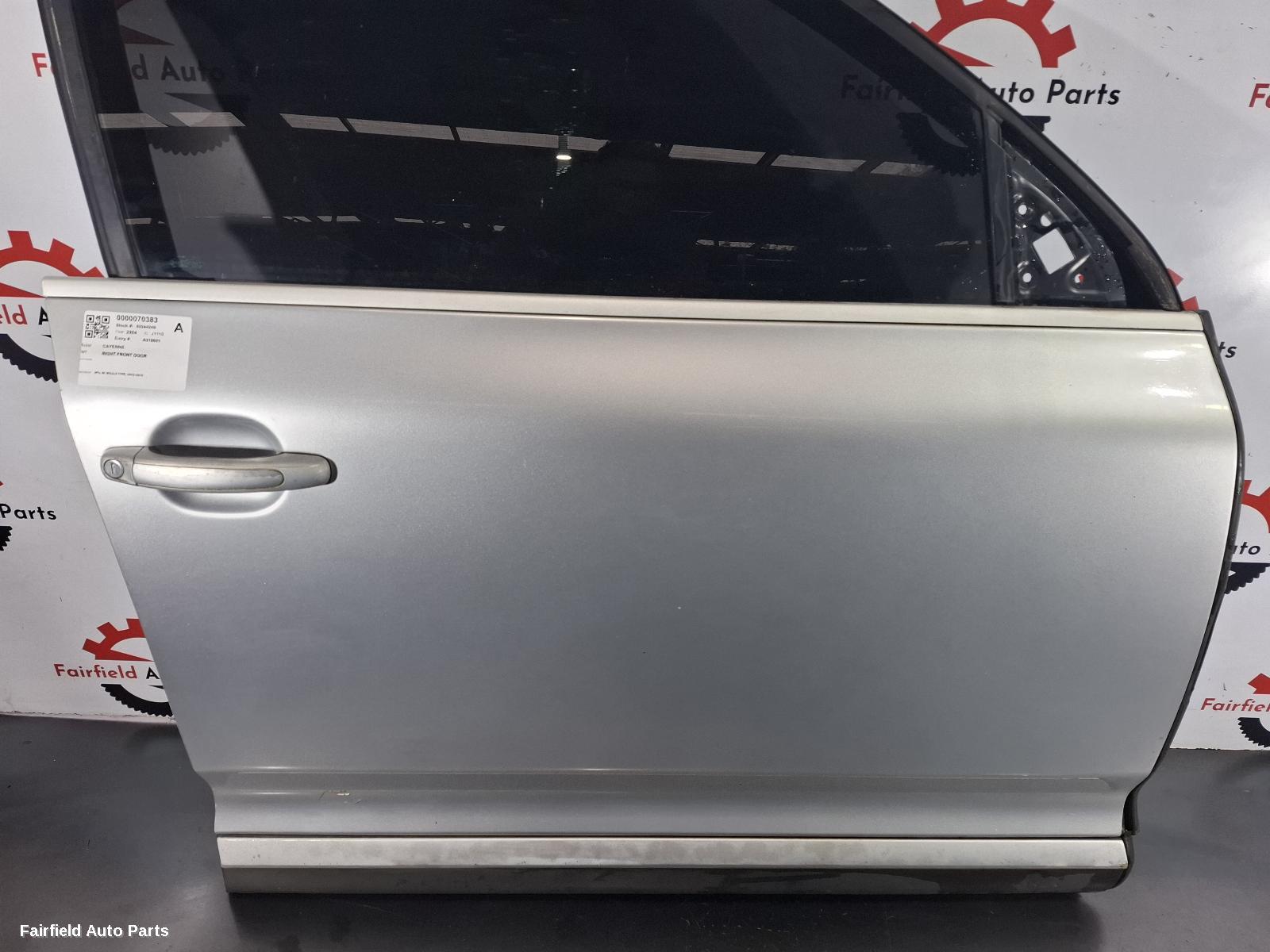 2003-2010 Porsche Cayenne Right Front Door