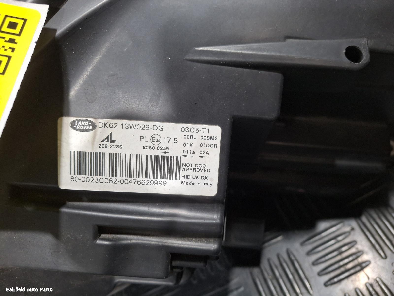 2013-2017 Land Rover Rangerover Sport Right Headlamp