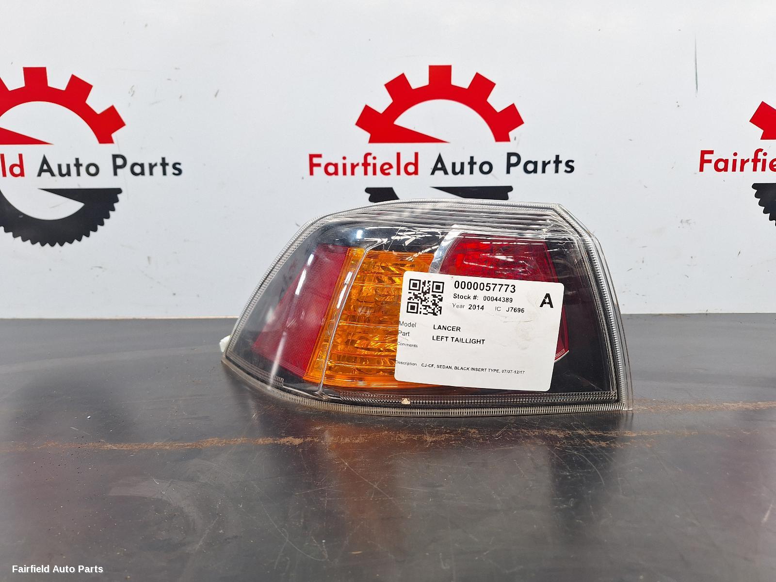 2007-2017 Mitsubishi Lancer Left Taillight