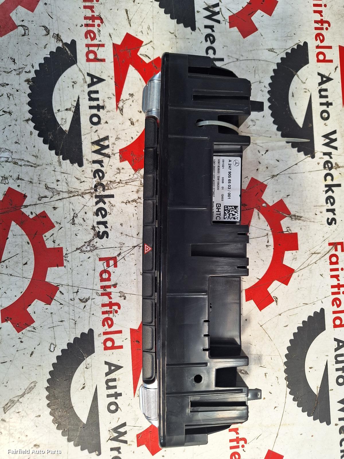 2019-2026 Mercedes Glb Class Heater Ac Controls