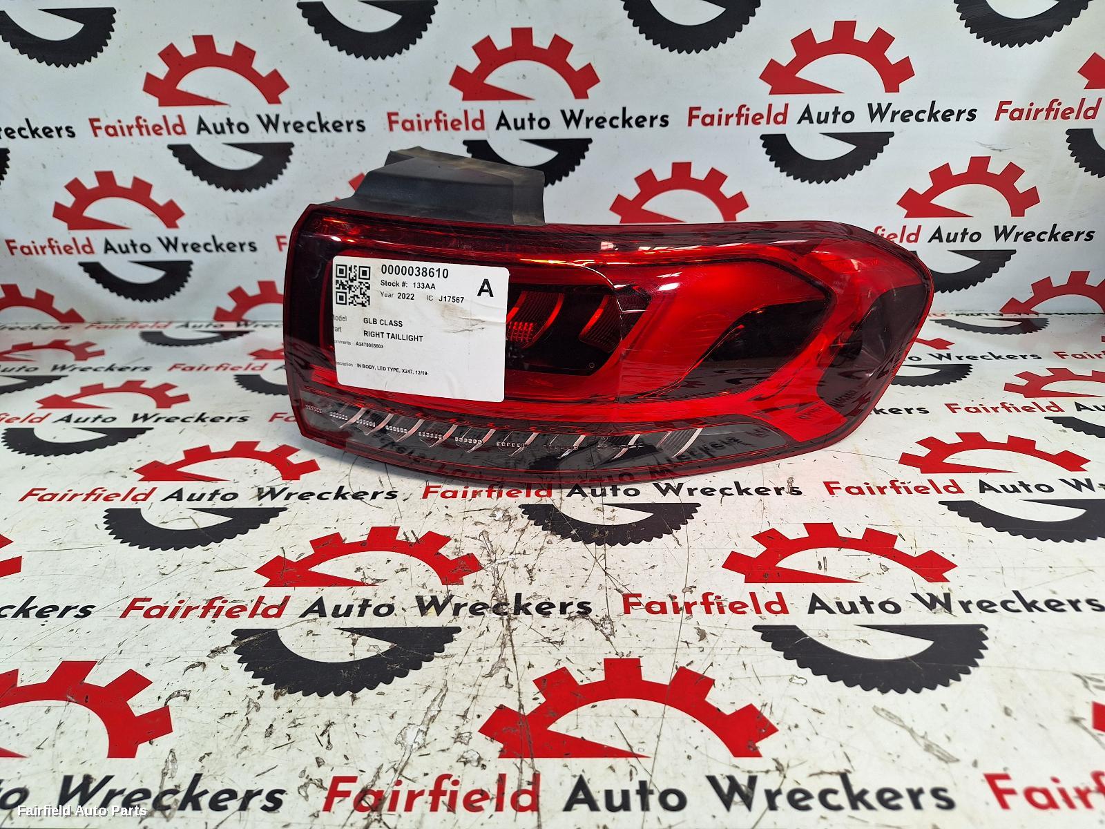 2019-2025 Mercedes Glb Class Right Taillight
