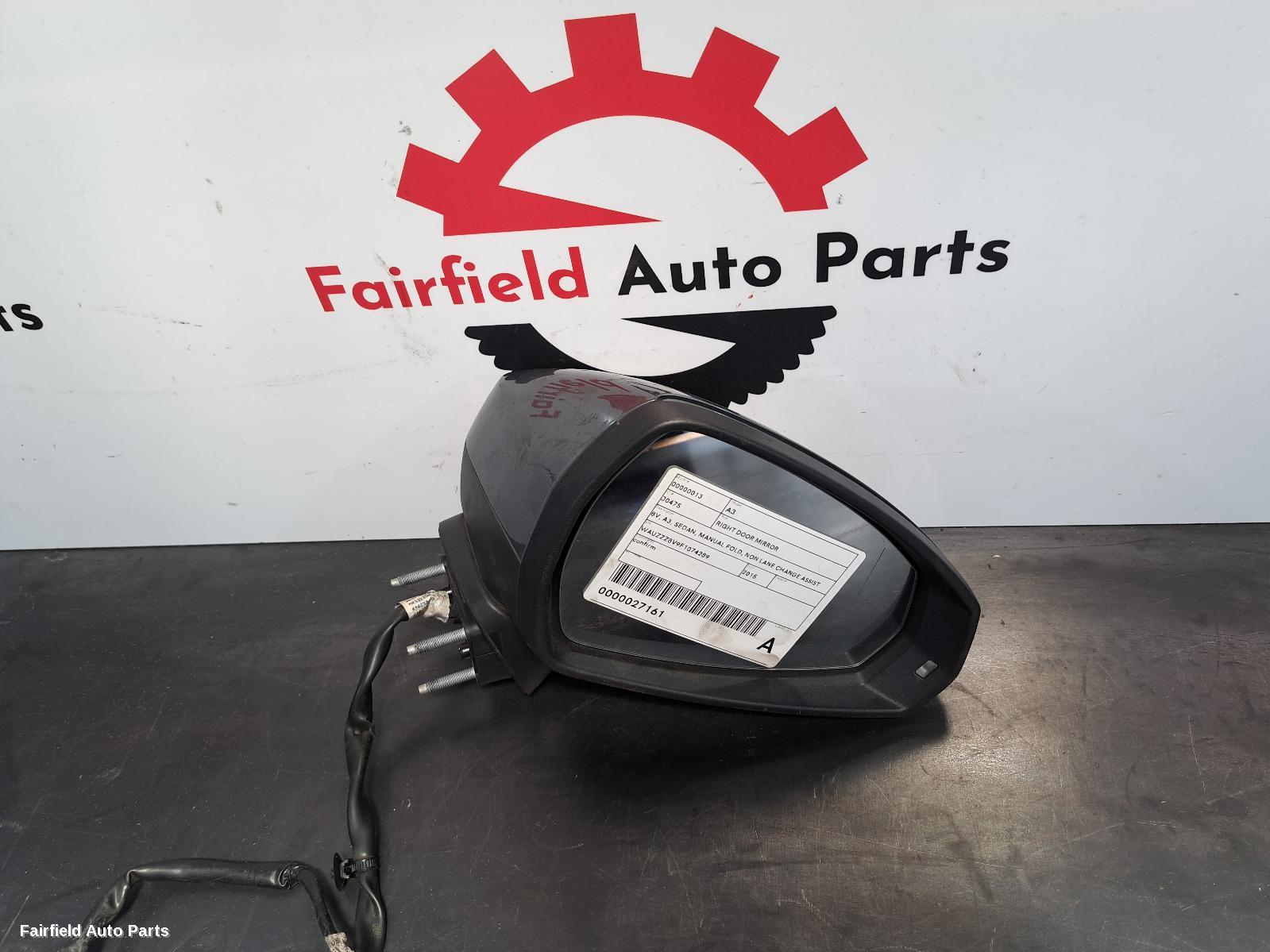 2013-2020 Audi A3 Right Door Mirror