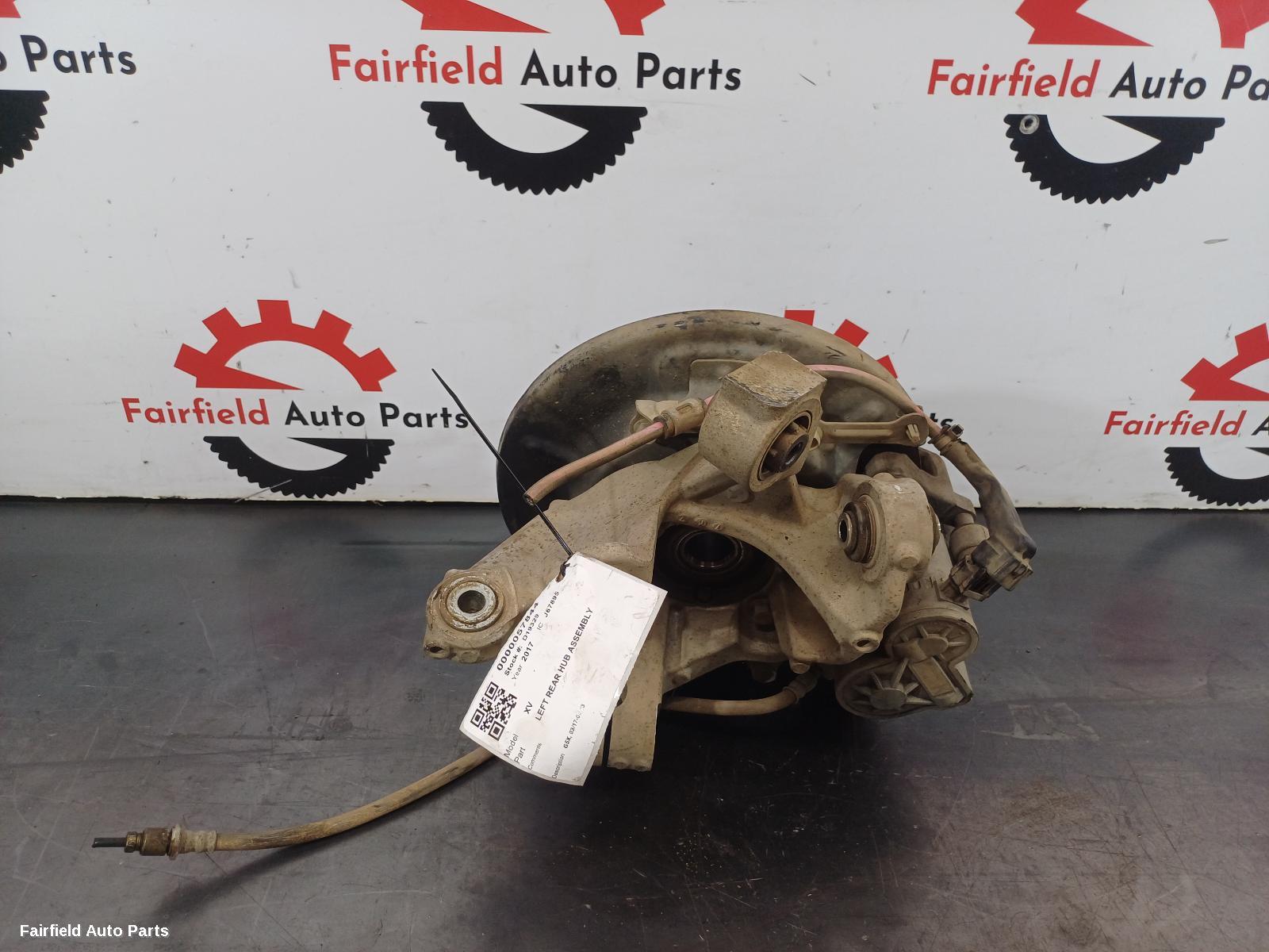 2017-2023 Subaru Xv Left Rear Hub Assembly
