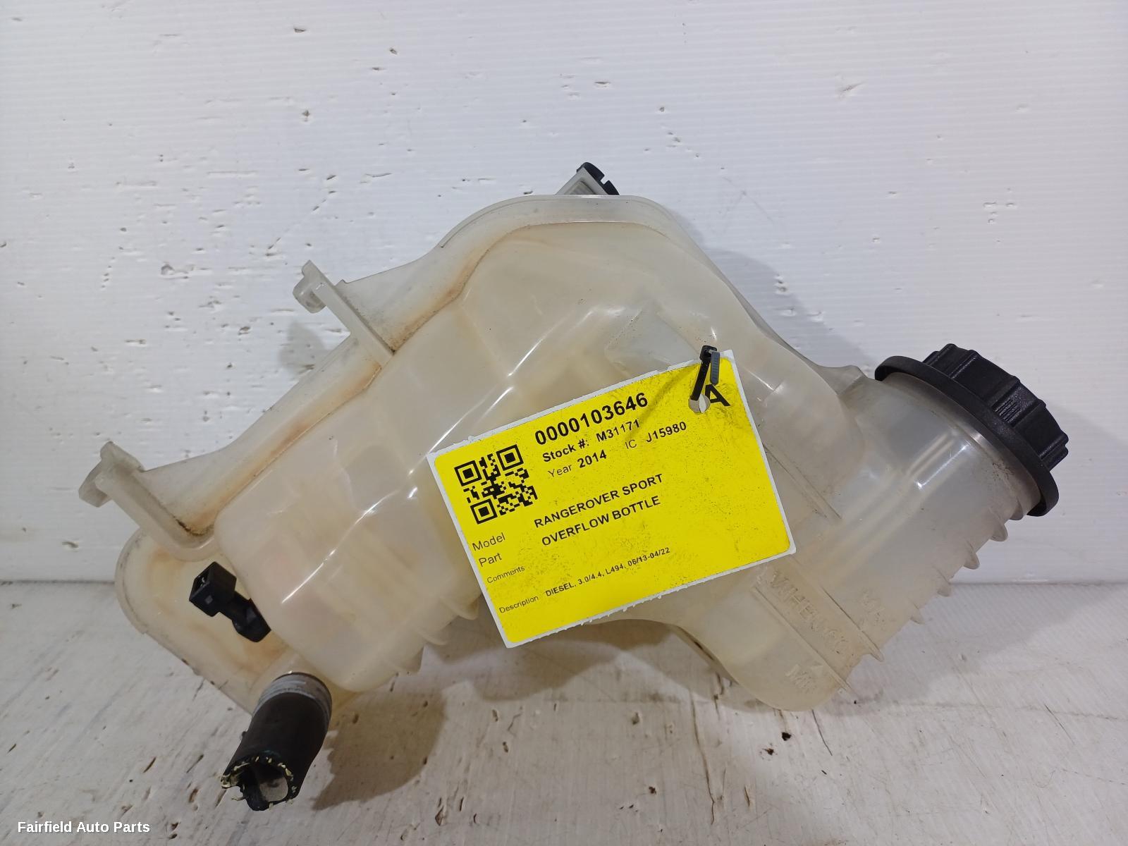 2013-2022 Land Rover Rangerover Sport Overflow Bottle