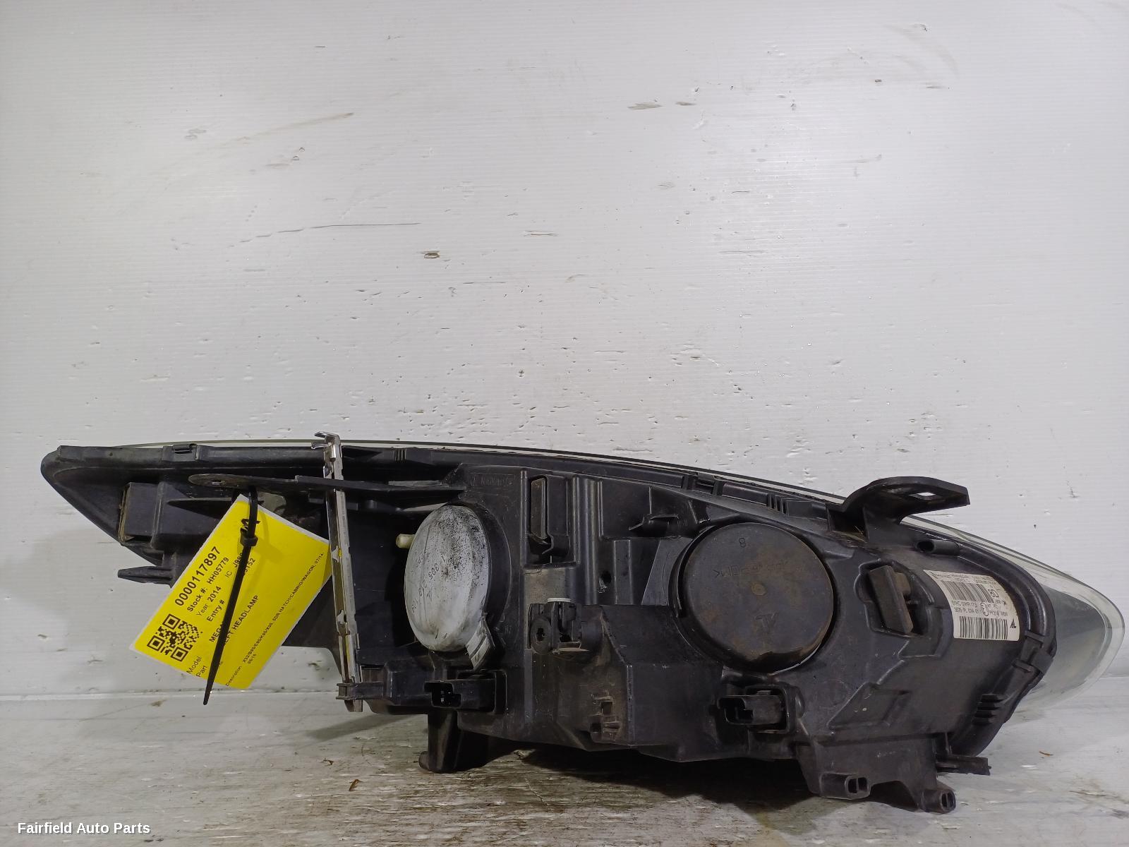 2014-2016 Renault Megane Left Headlamp
