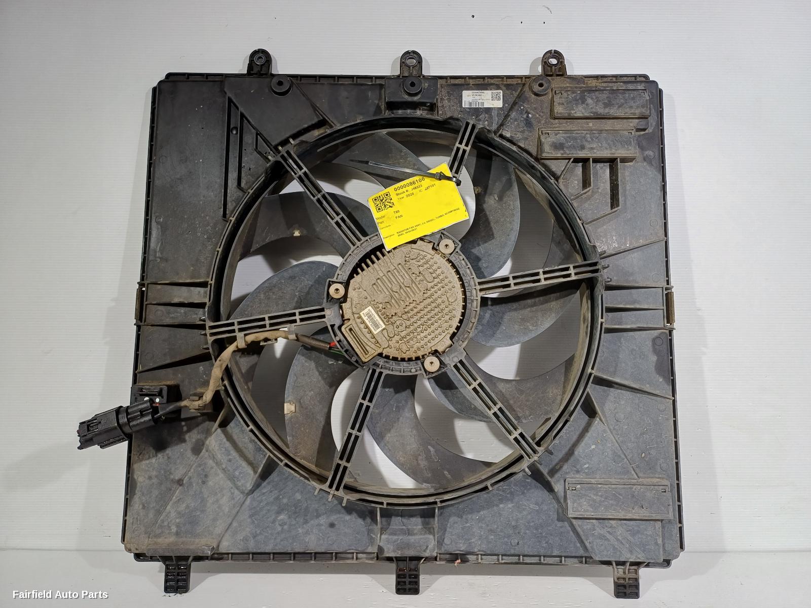 2020-2021 Ldv T60 Fan