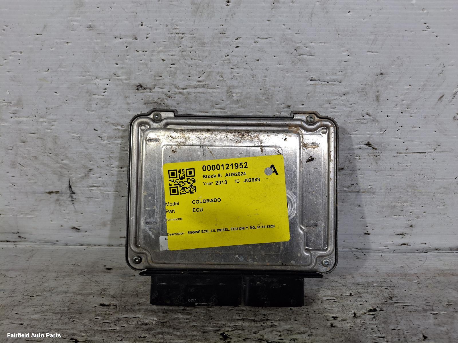 2012-2020 Holden Colorado Ecu