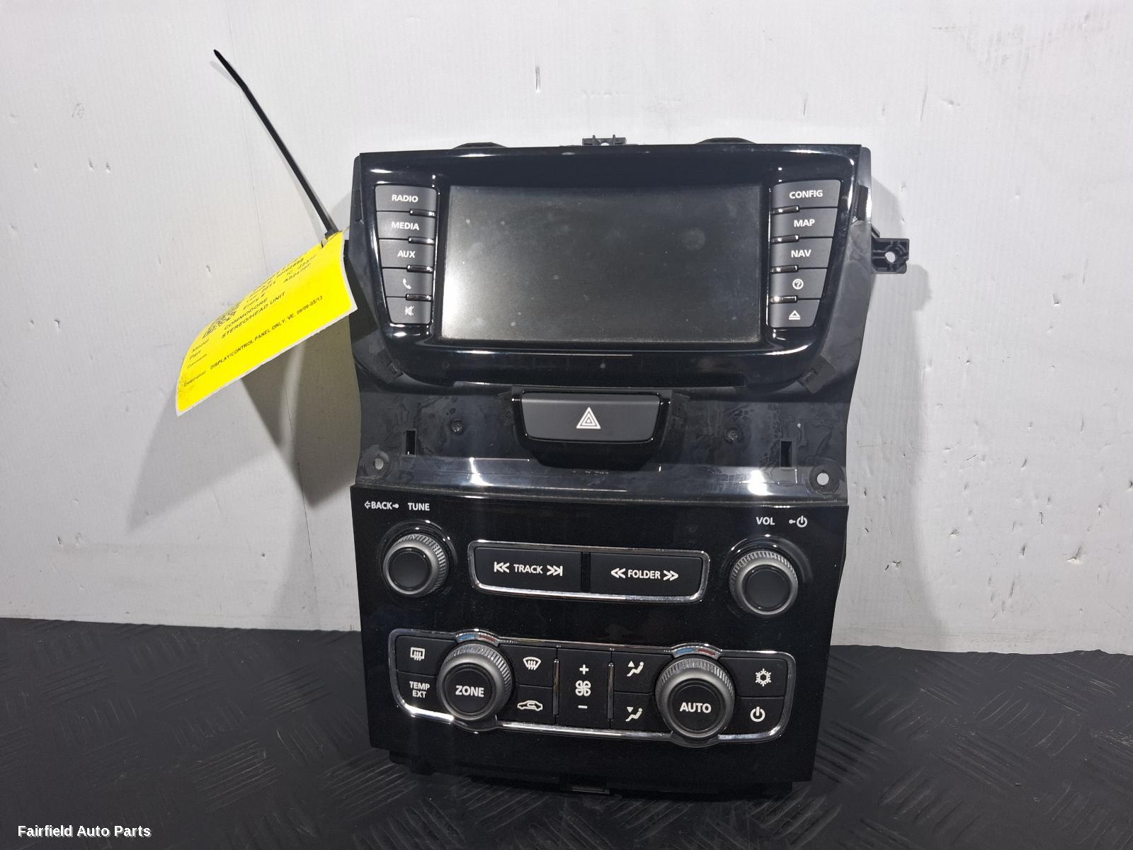 2009-2013 Holden Commodore Radio Cd Dvd Sat Tv