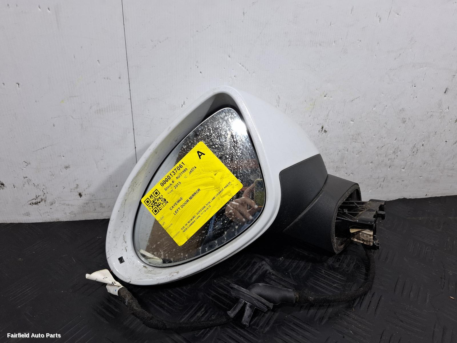 2014-2018 Porsche Cayenne Left Door Mirror