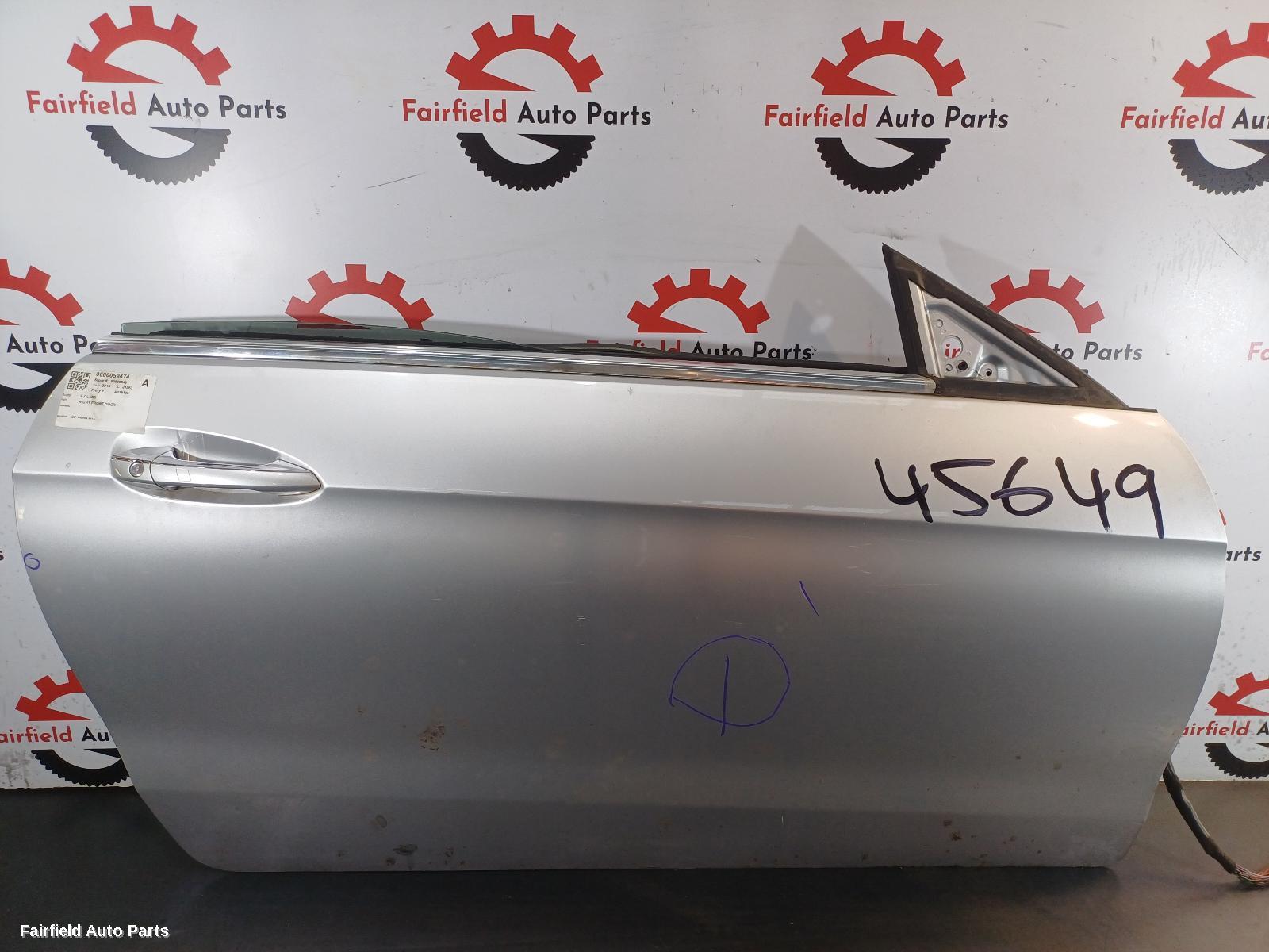 2010-2016 Mercedes E Class Right Front Door