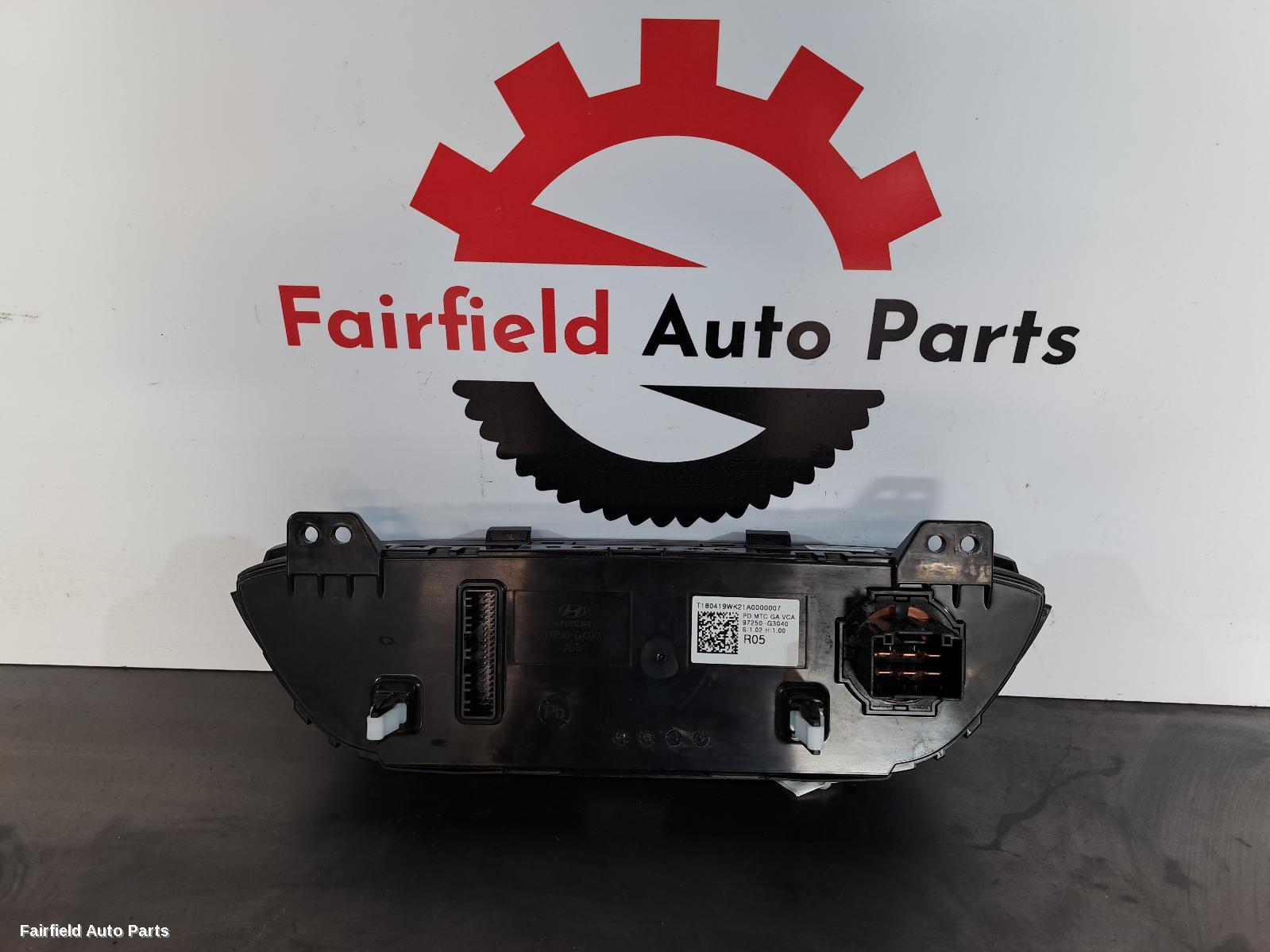 2017-2025 Hyundai I30 Heater Ac Controls