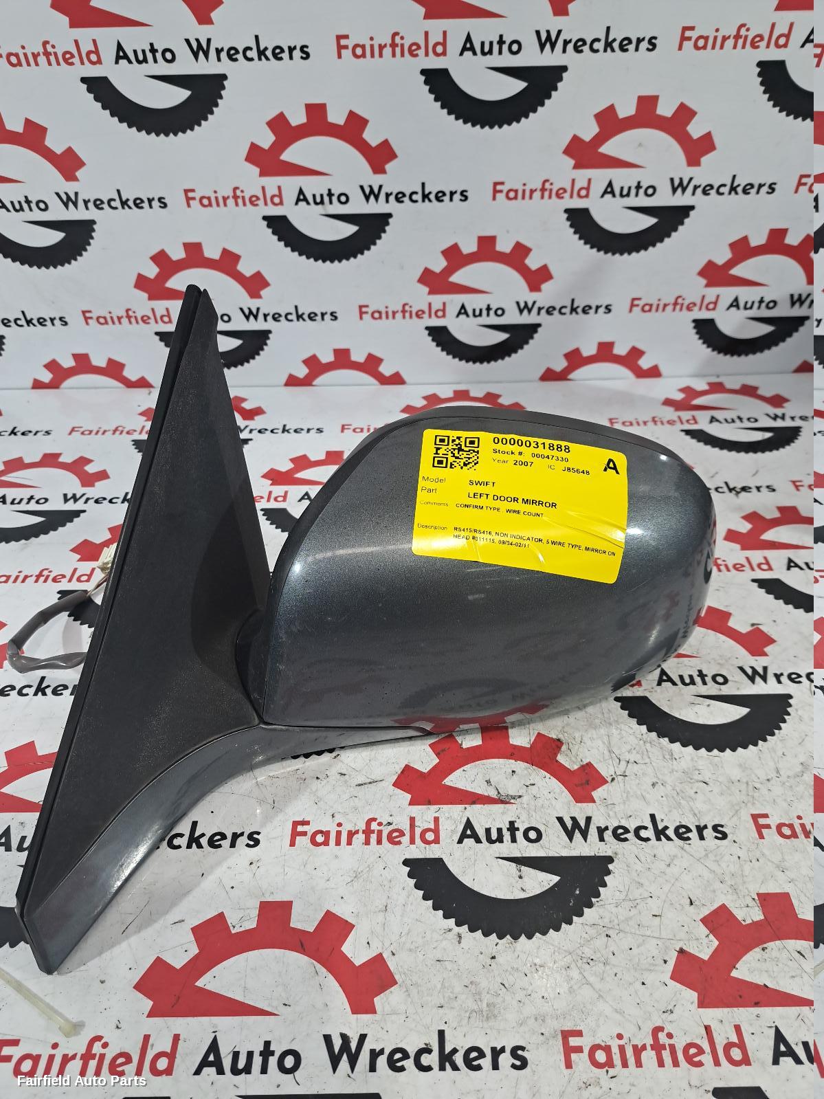 2004-2011 Suzuki Swift Left Door Mirror