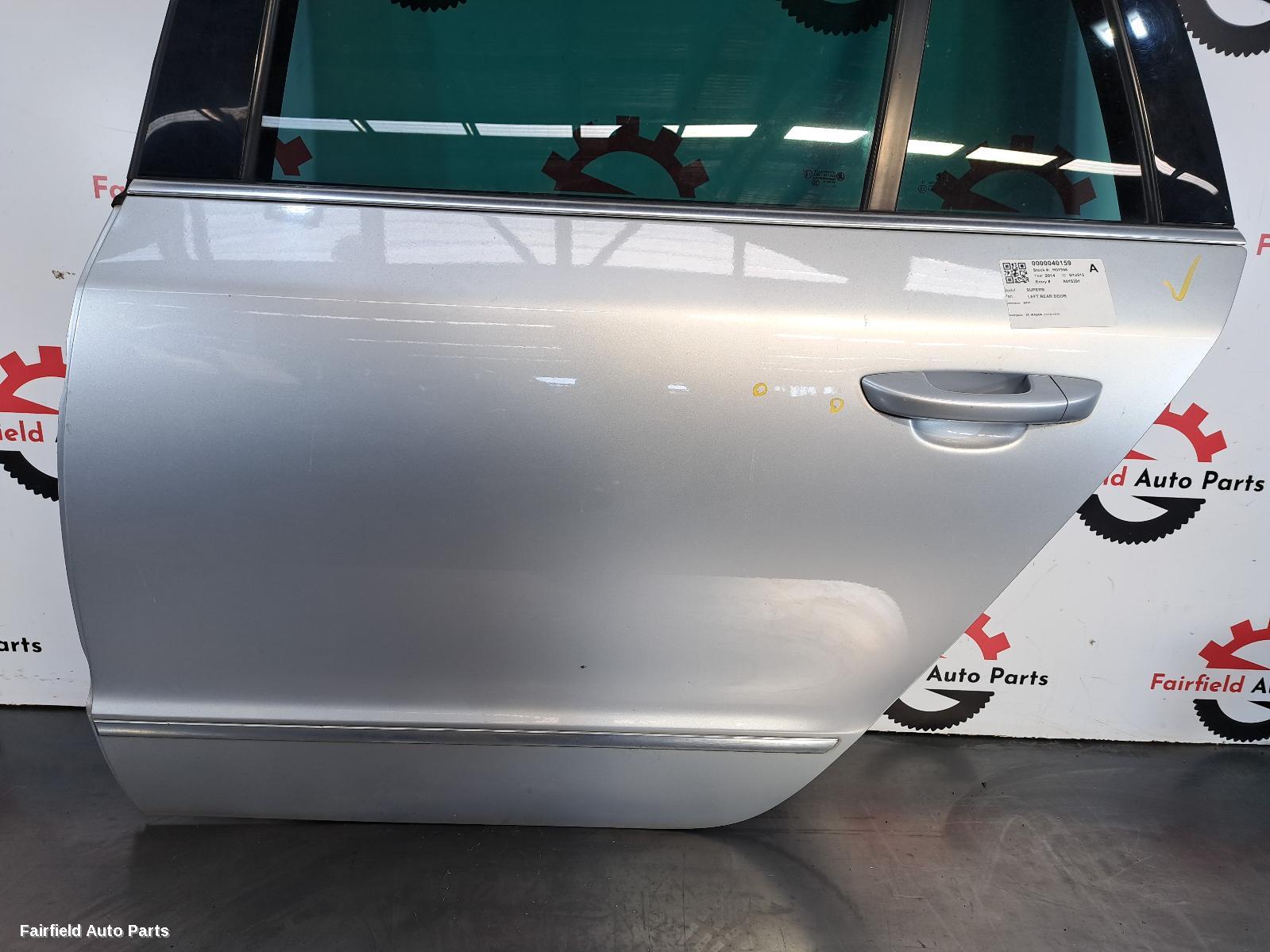 2010-2015 Skoda Superb Left Rear Door Sliding