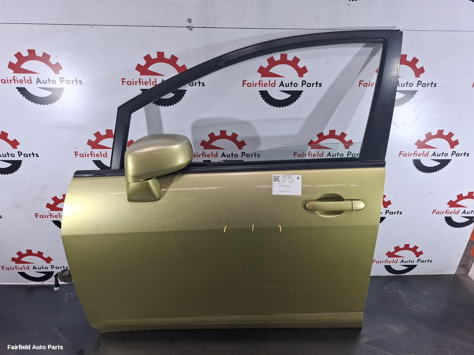 2004-2013 Nissan Tiida Left Front Door
