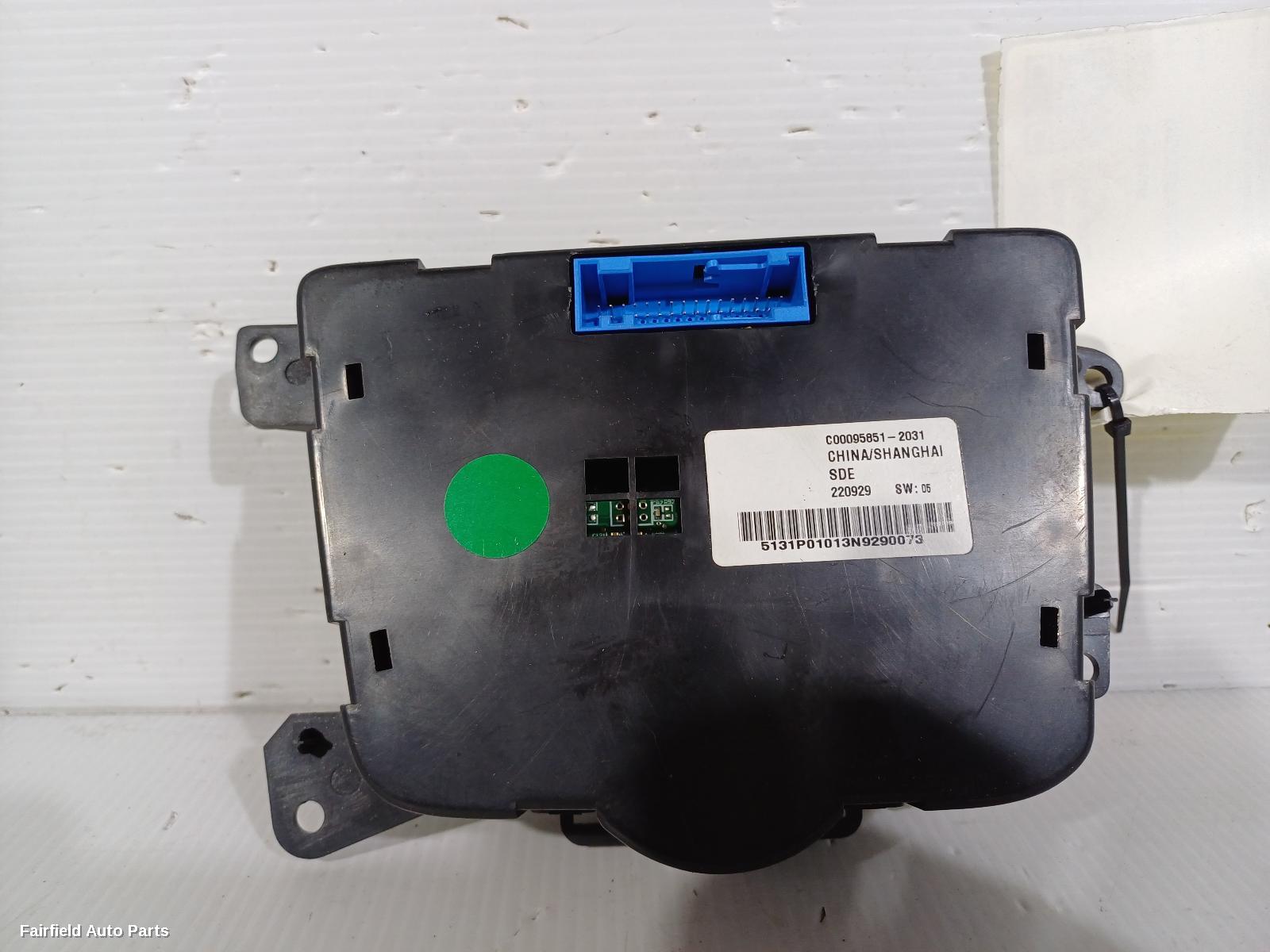 2021-2025 Ldv G10 Heater Ac Controls