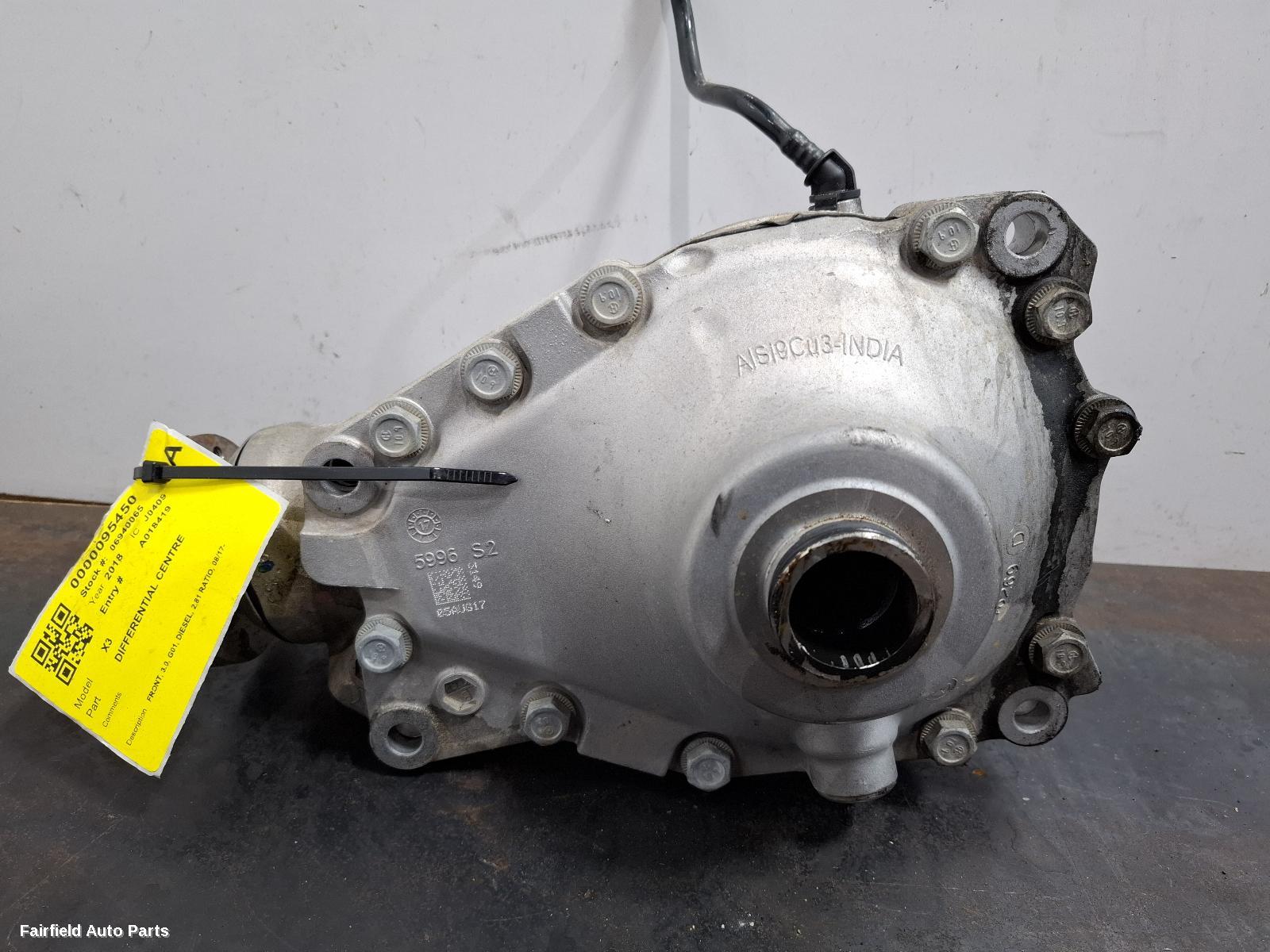 2017-2023 Bmw X3 Differential Centre