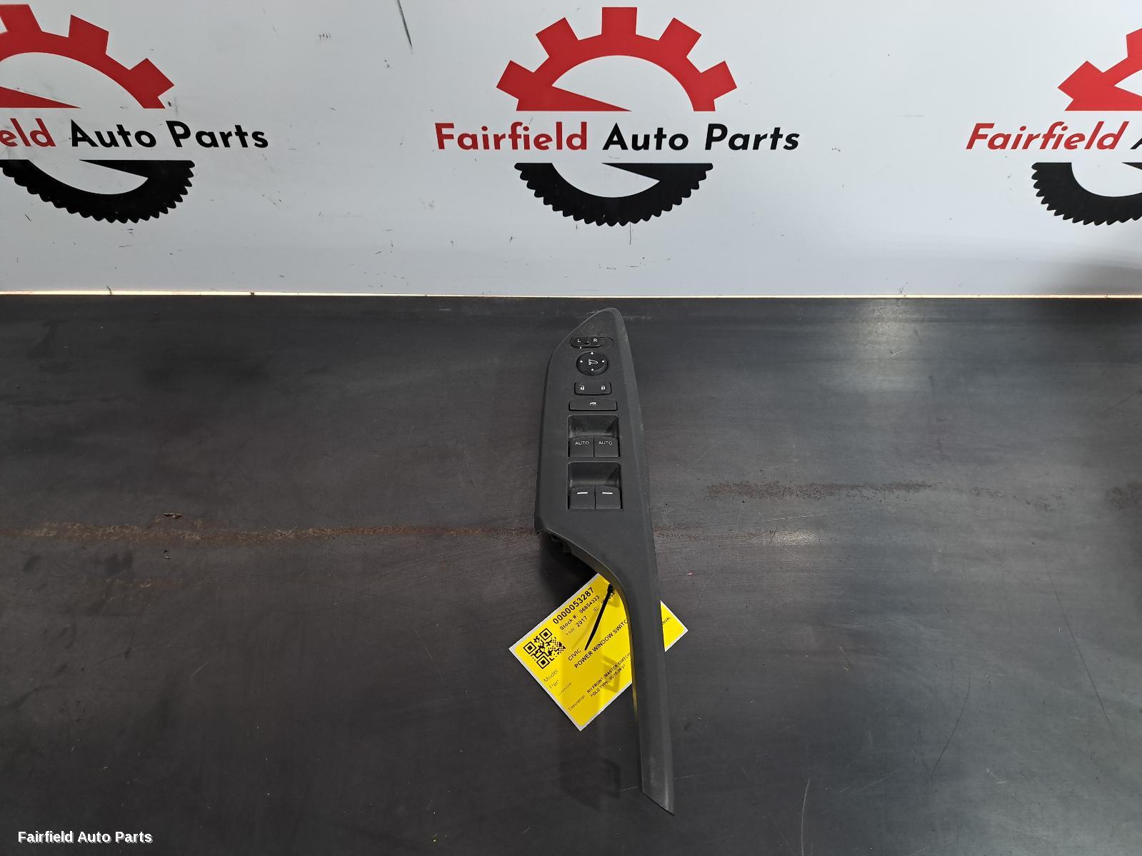 2016-2021 Honda Civic Pwr Dr Wind Switch