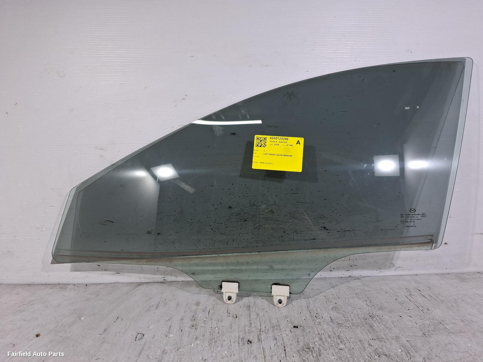 2013-2019 Mazda 3 Left Front Door Window